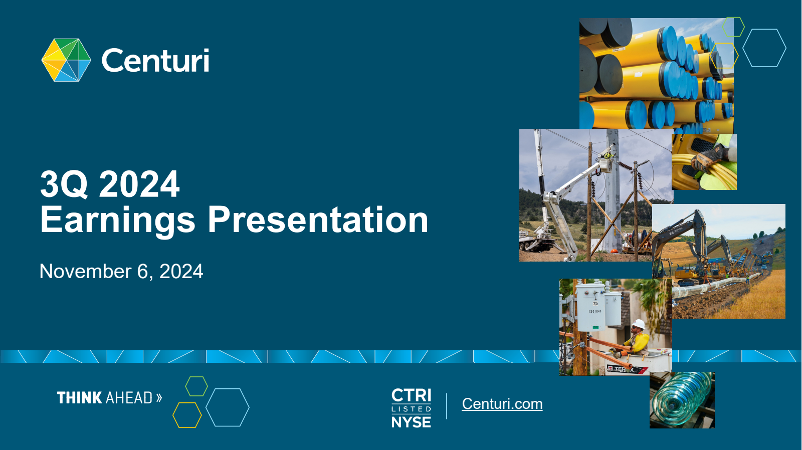 Centuri's Q3 2024 Slide Deck