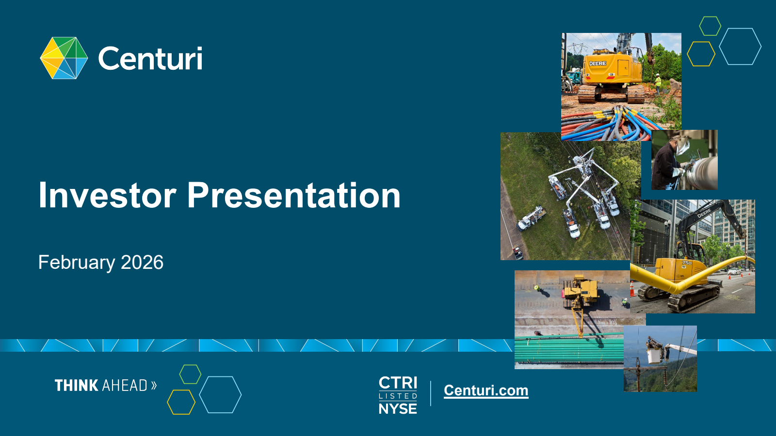 Centuri's Q4 2025 Slide Deck