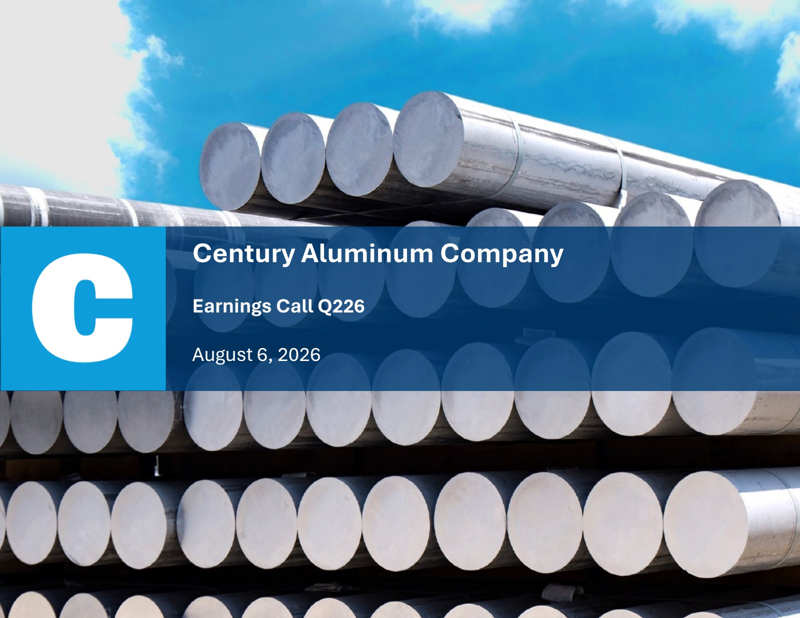 Century Aluminum's Q2 2026 Slide Deck