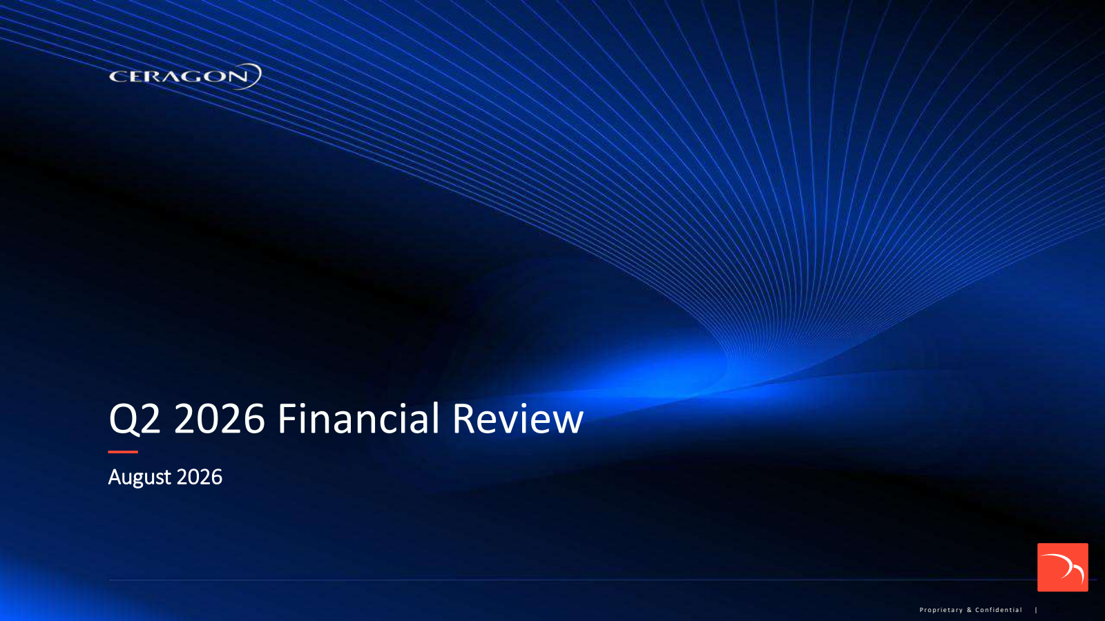 Ceragon Networks' Q2 2026 Slide Deck