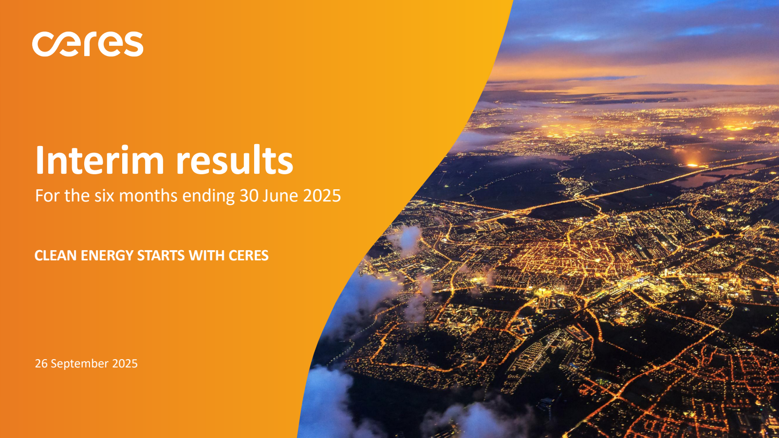 Ceres Power's H1 2025 Slide Deck