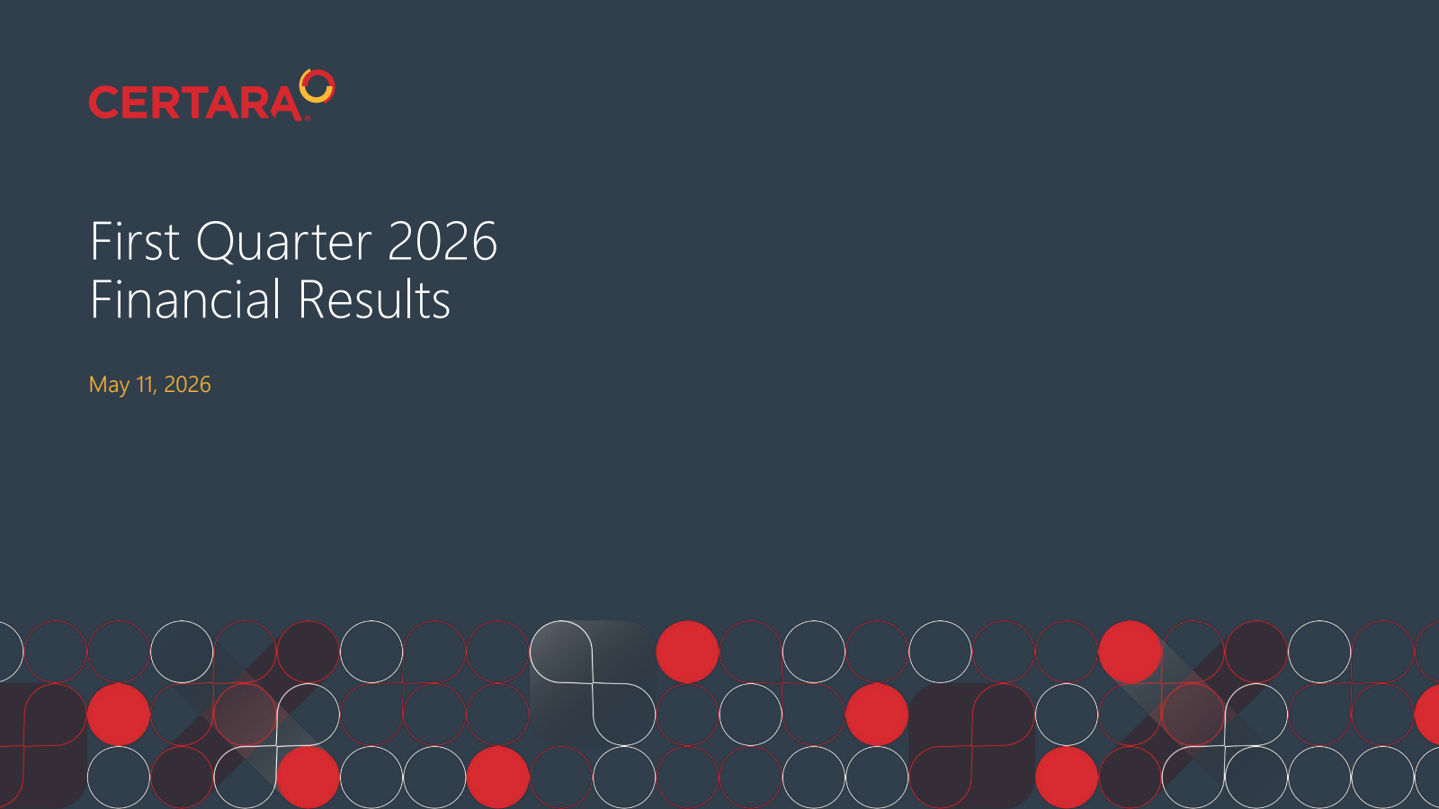 Certara's Q1 2026 Slide Deck