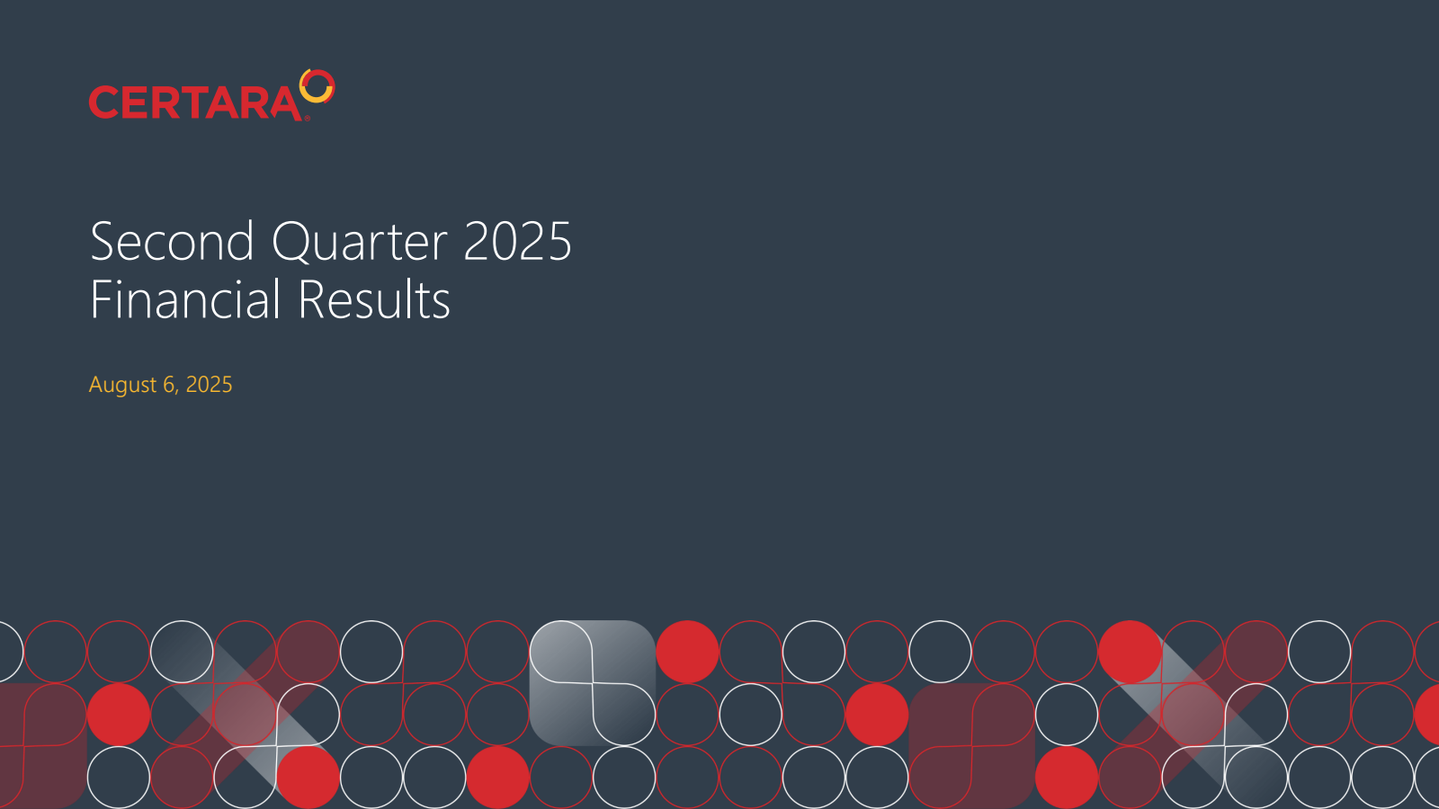 Certara's Q2 2025 Slide Deck