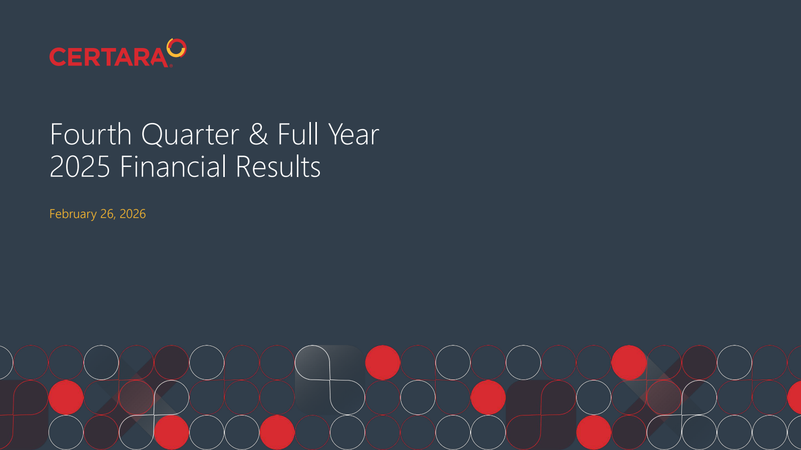 Certara's Q4 2025 Slide Deck