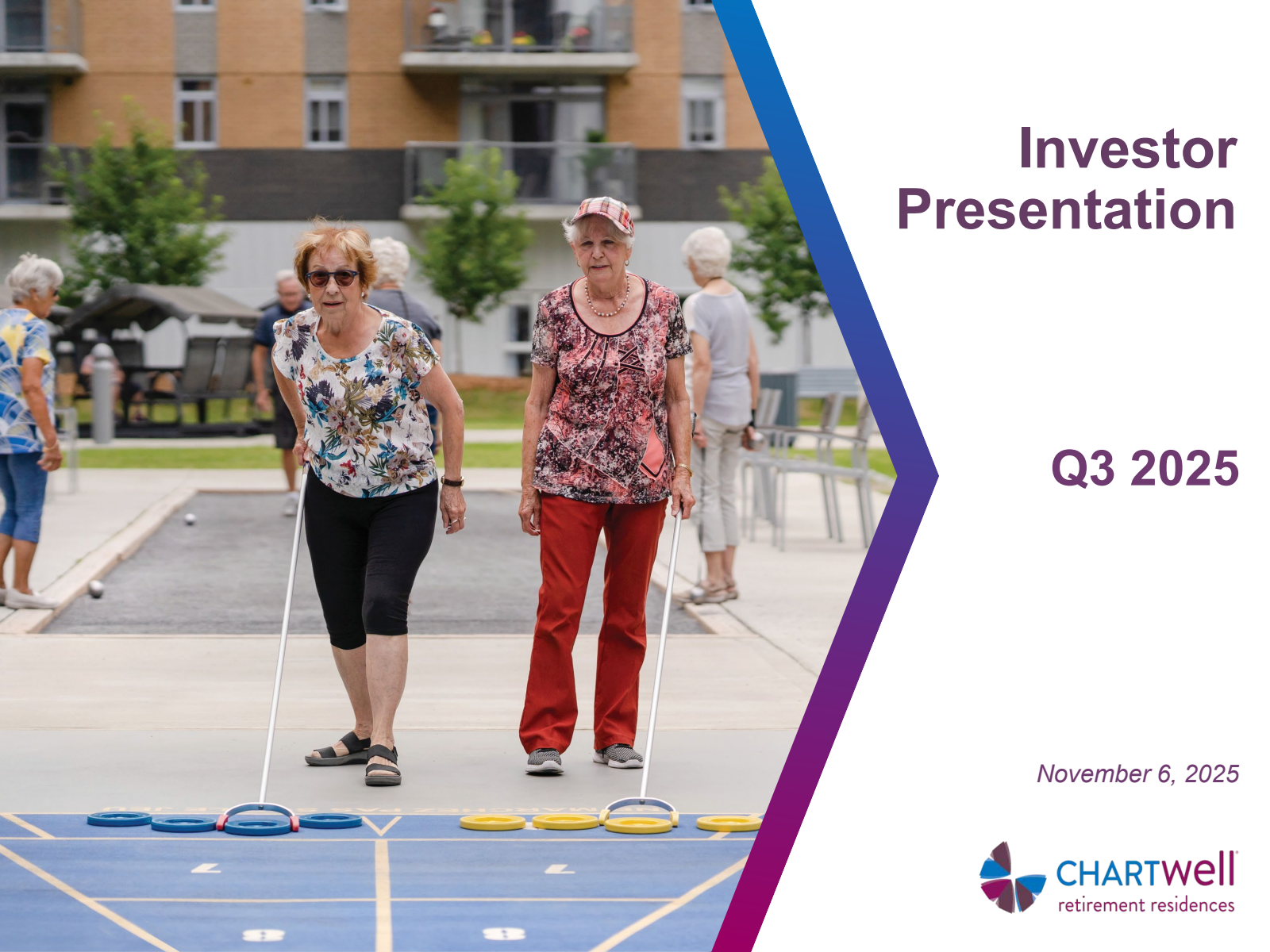 Chartwell Retirement Residences' Q3 2025 Slide Deck