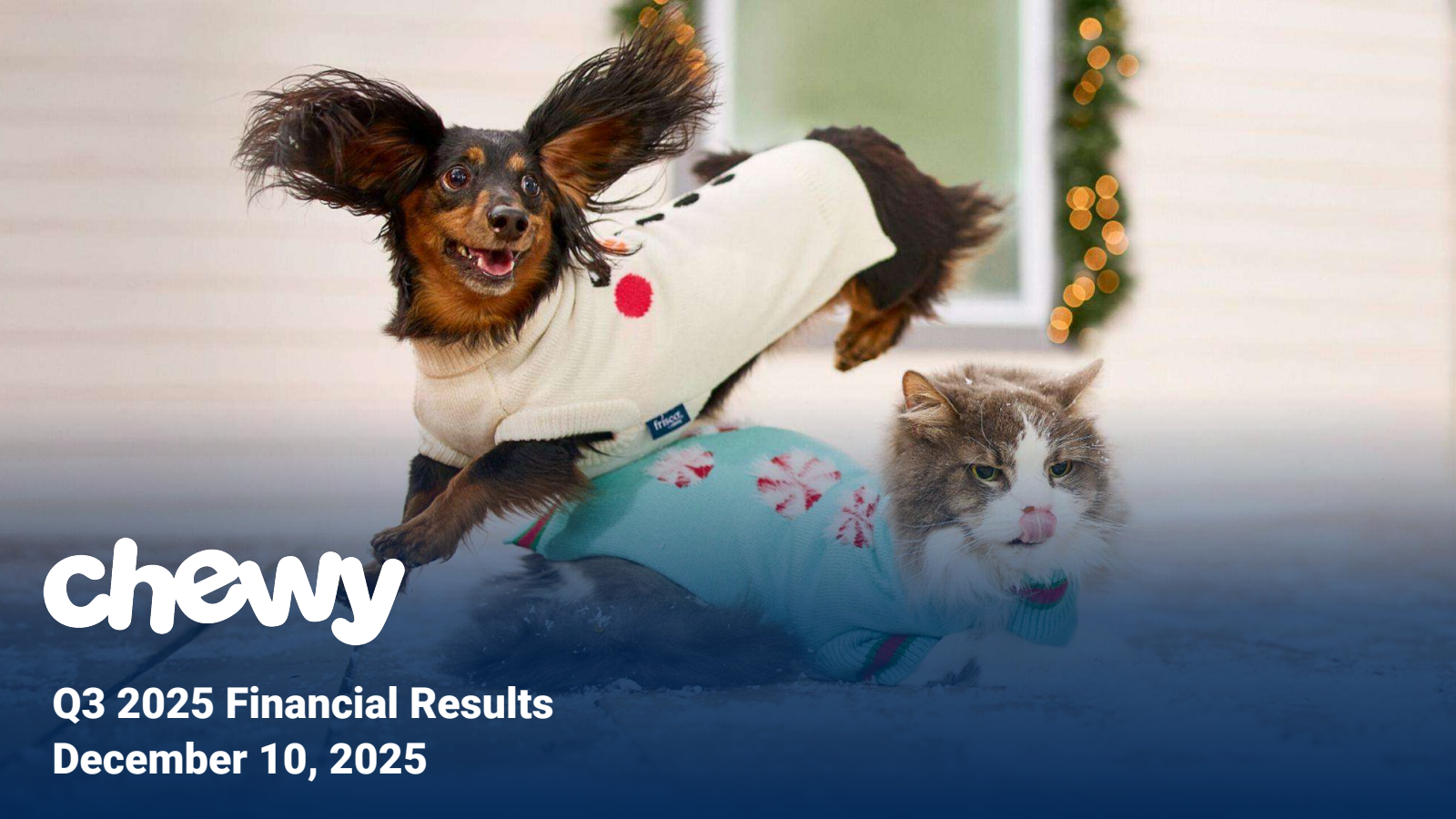 Chewy's Q3 2026 Slide Deck