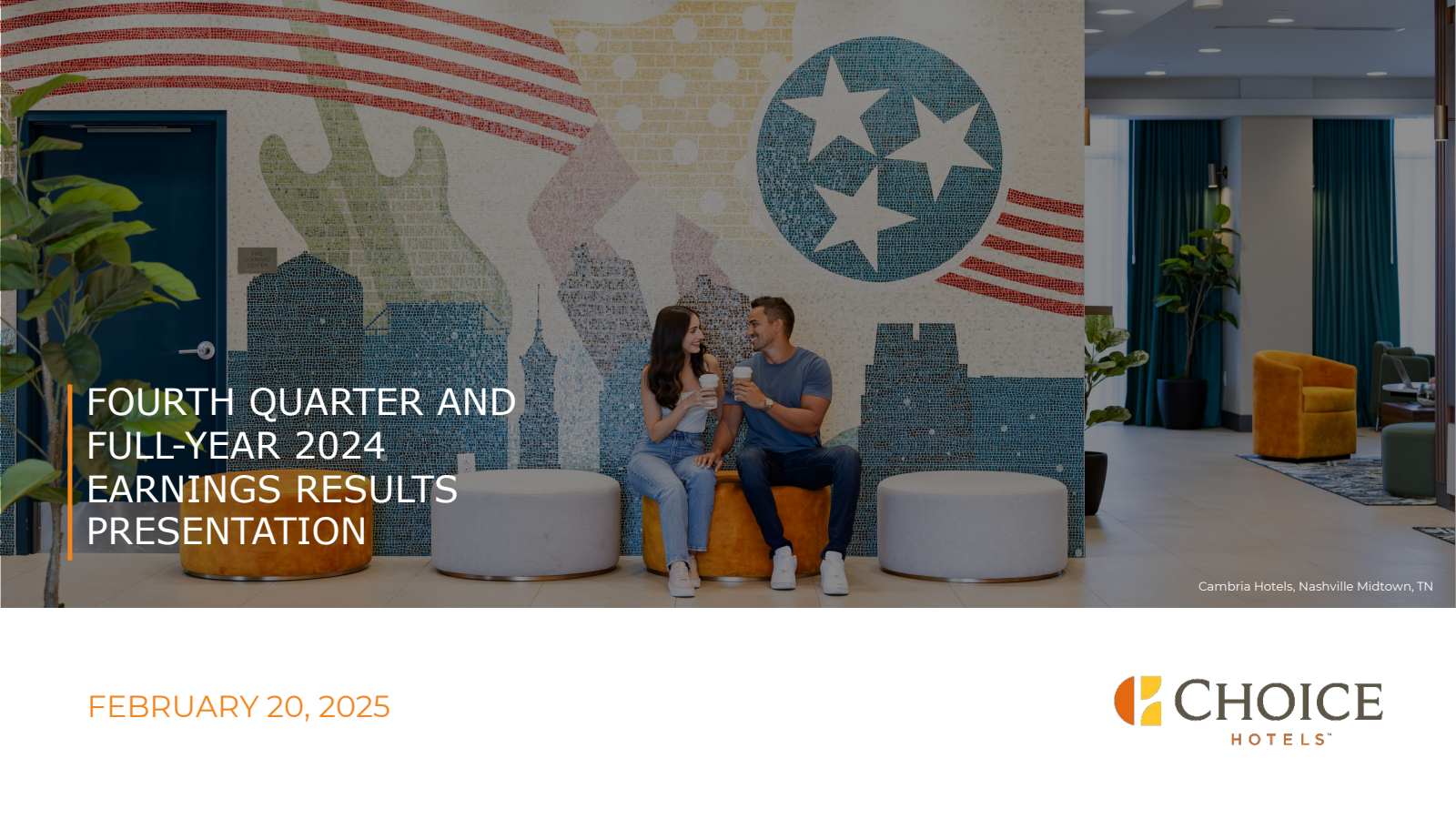 Choice Hotels International's Q4 2025 Slide Deck