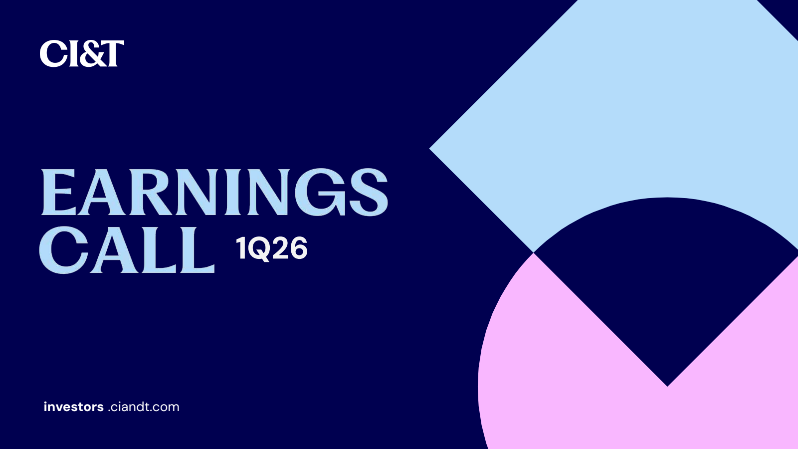 CI&T's Q1 2026 Slide Deck