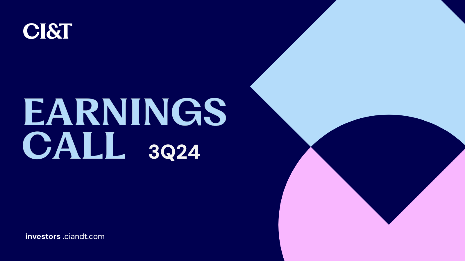 CI&T's Q3 2024 Slide Deck