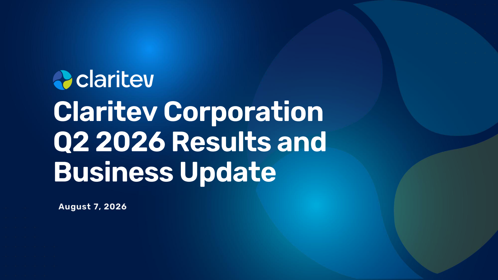 Claritev's Q2 2026 Slide Deck