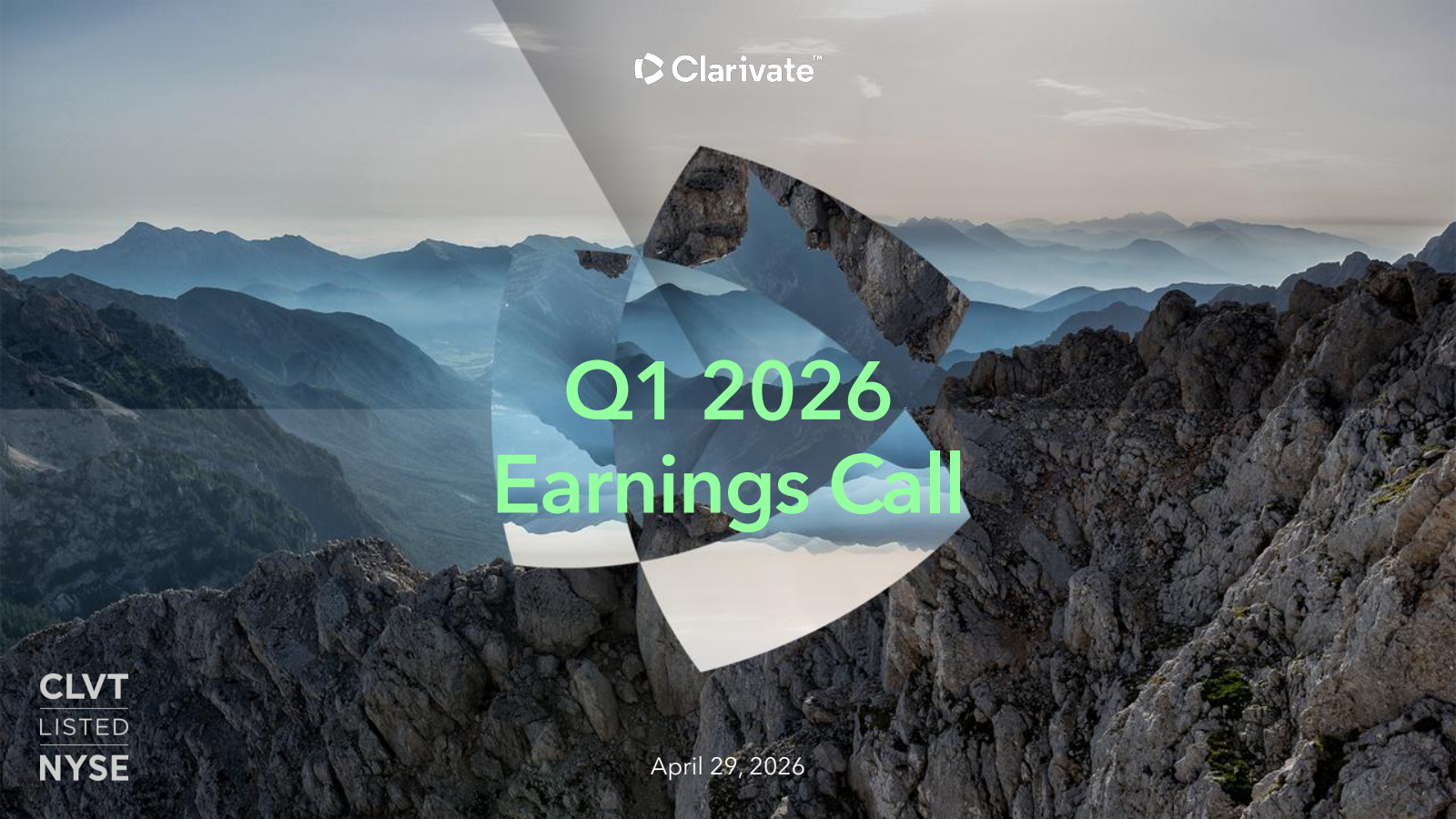 Clarivate's Q1 2026 Slide Deck