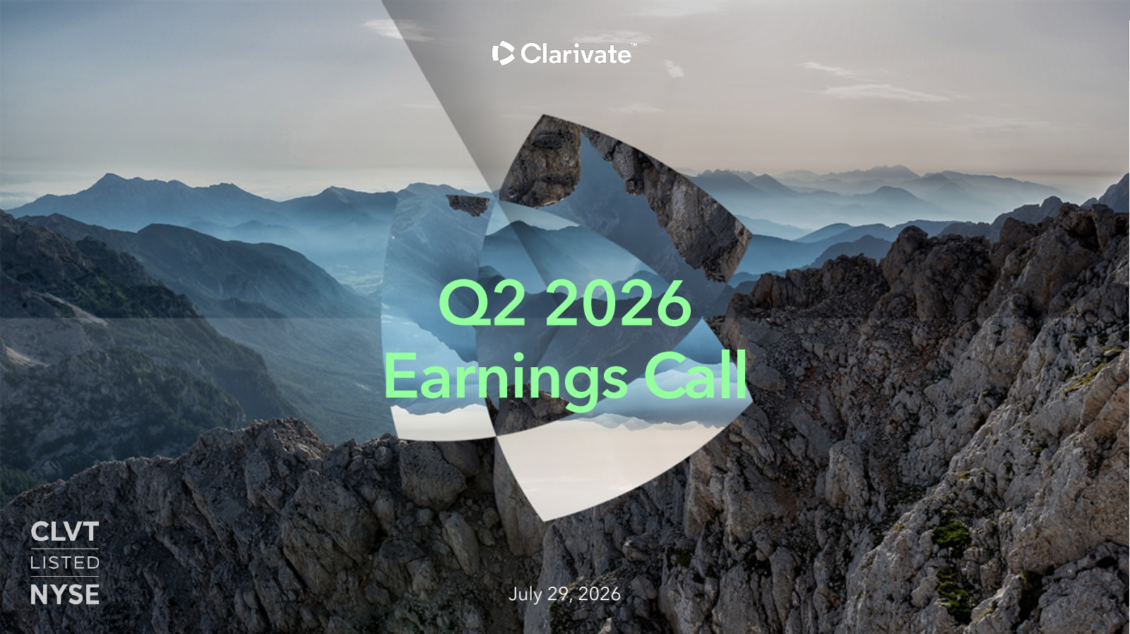 Clarivate's Q2 2026 Slide Deck