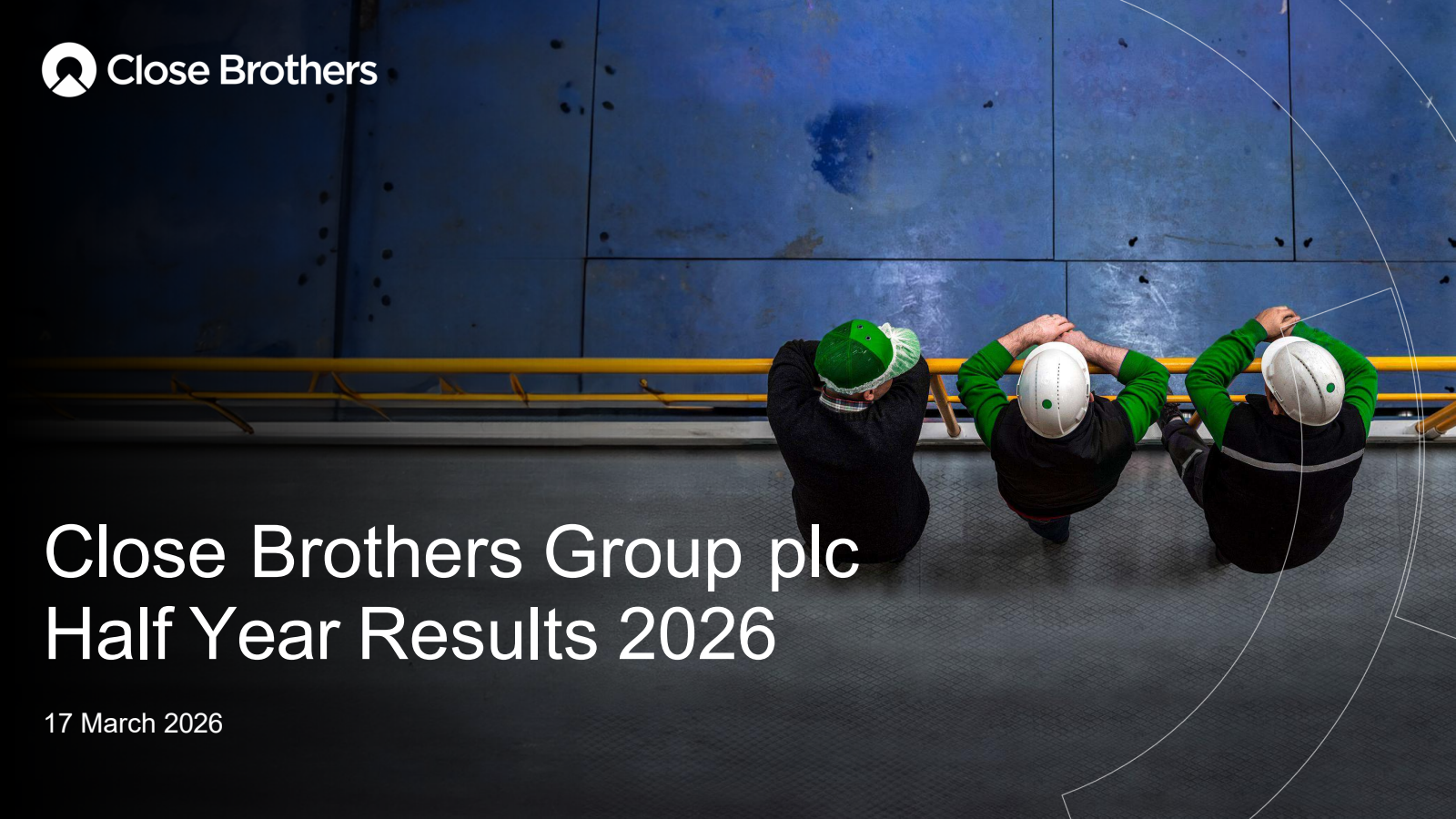 Close Brothers Group's H1 2026 Slide Deck