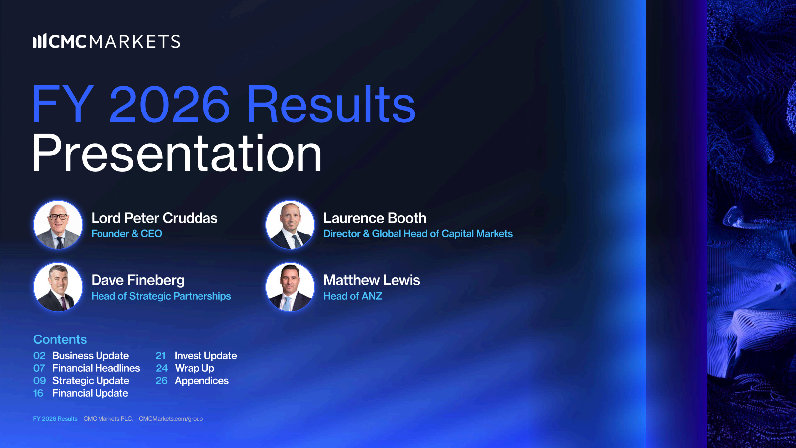 CMC Markets' H2 2026 Slide Deck