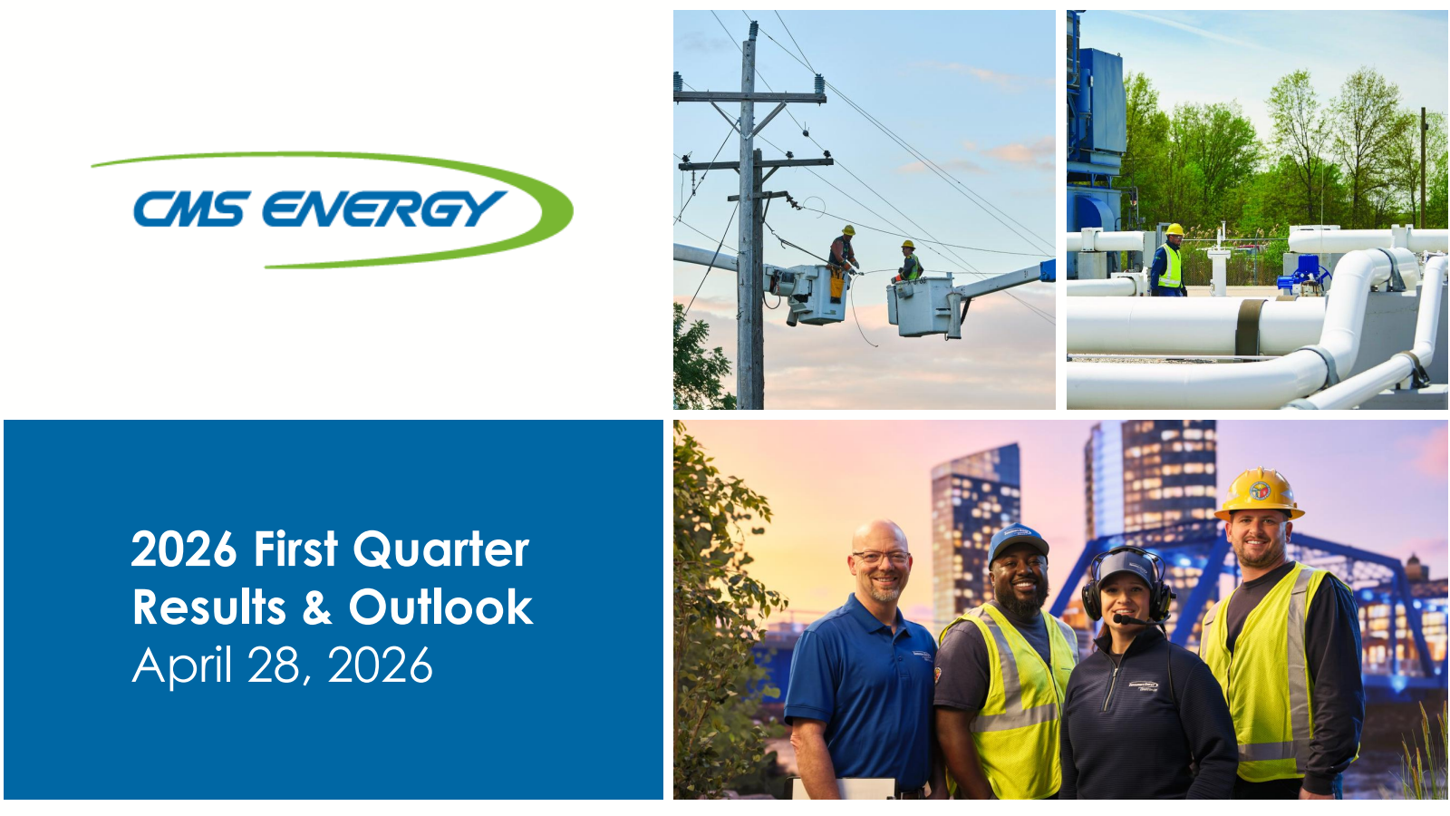 CMS Energy's Q1 2026 Slide Deck