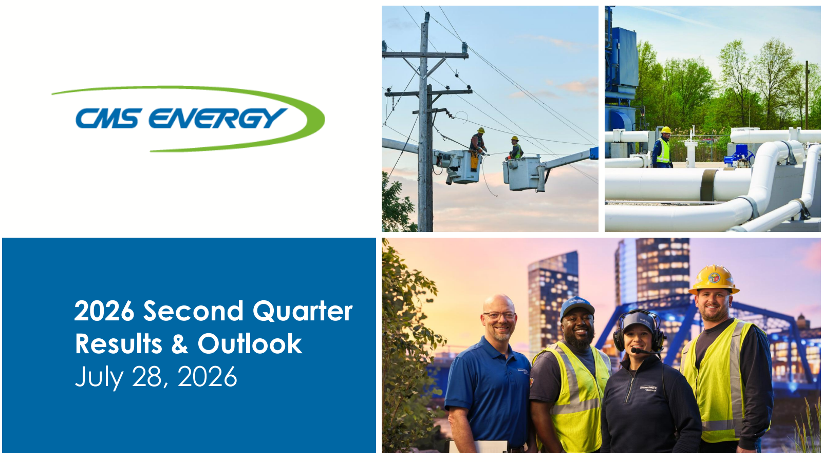 CMS Energy's Q2 2026 Slide Deck