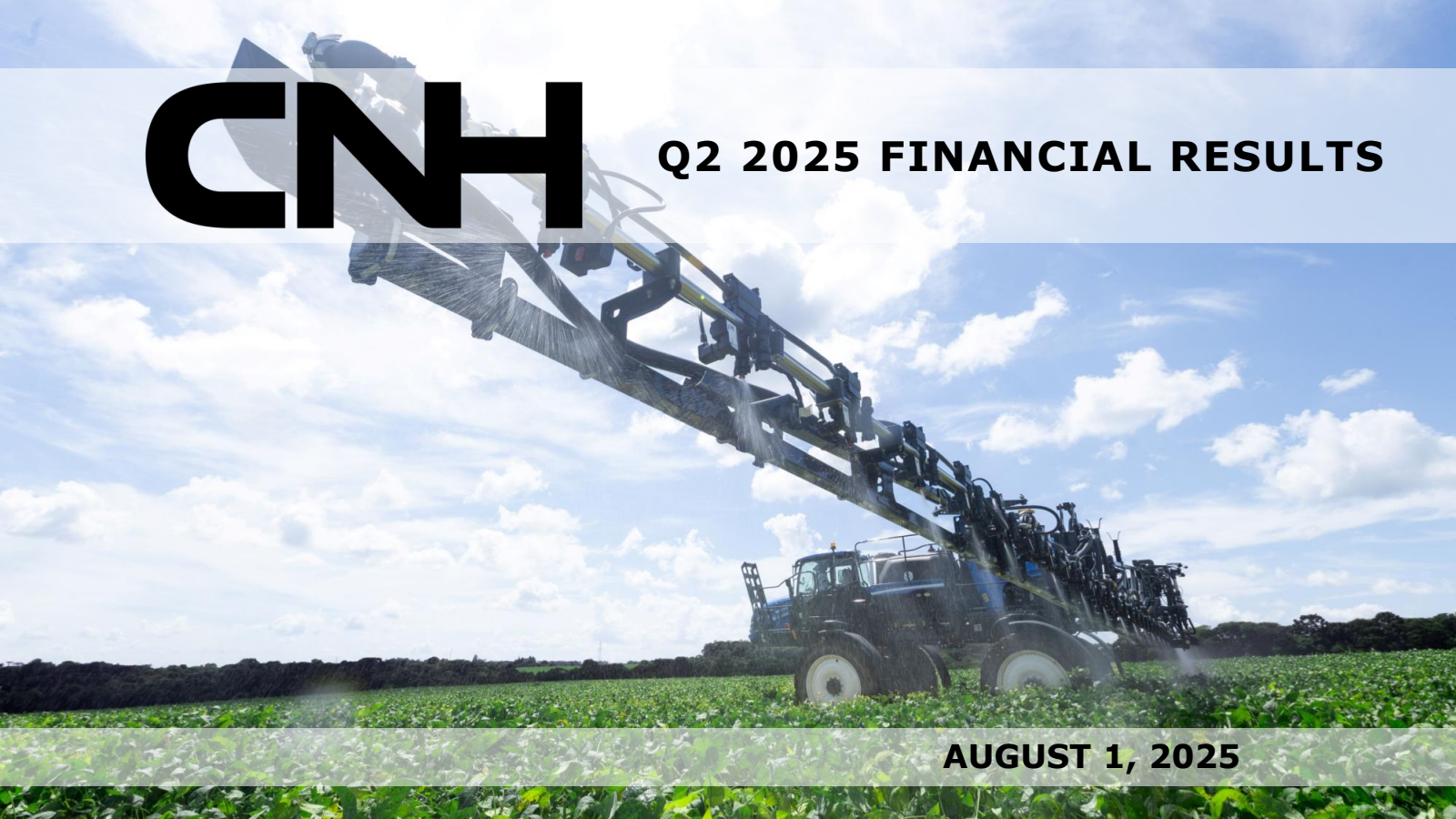 CNH Industrial's Q2 2025 Slide Deck