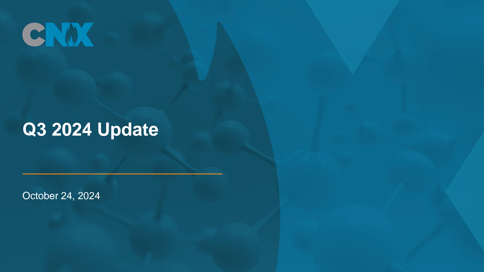 CNX Resources' Q3 2024 Slide Deck