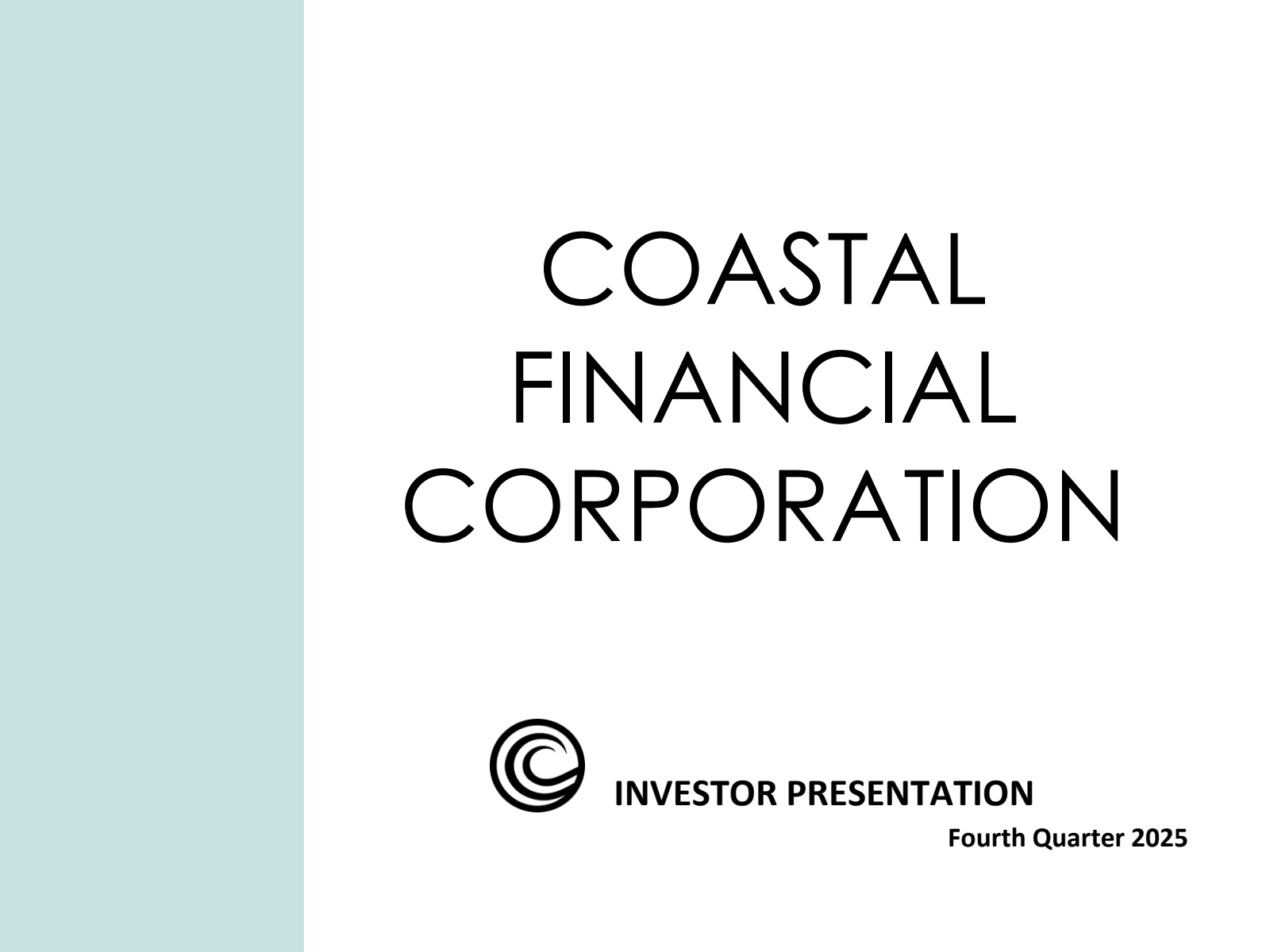 Coastal Financial's Q4 2025 Slide Deck