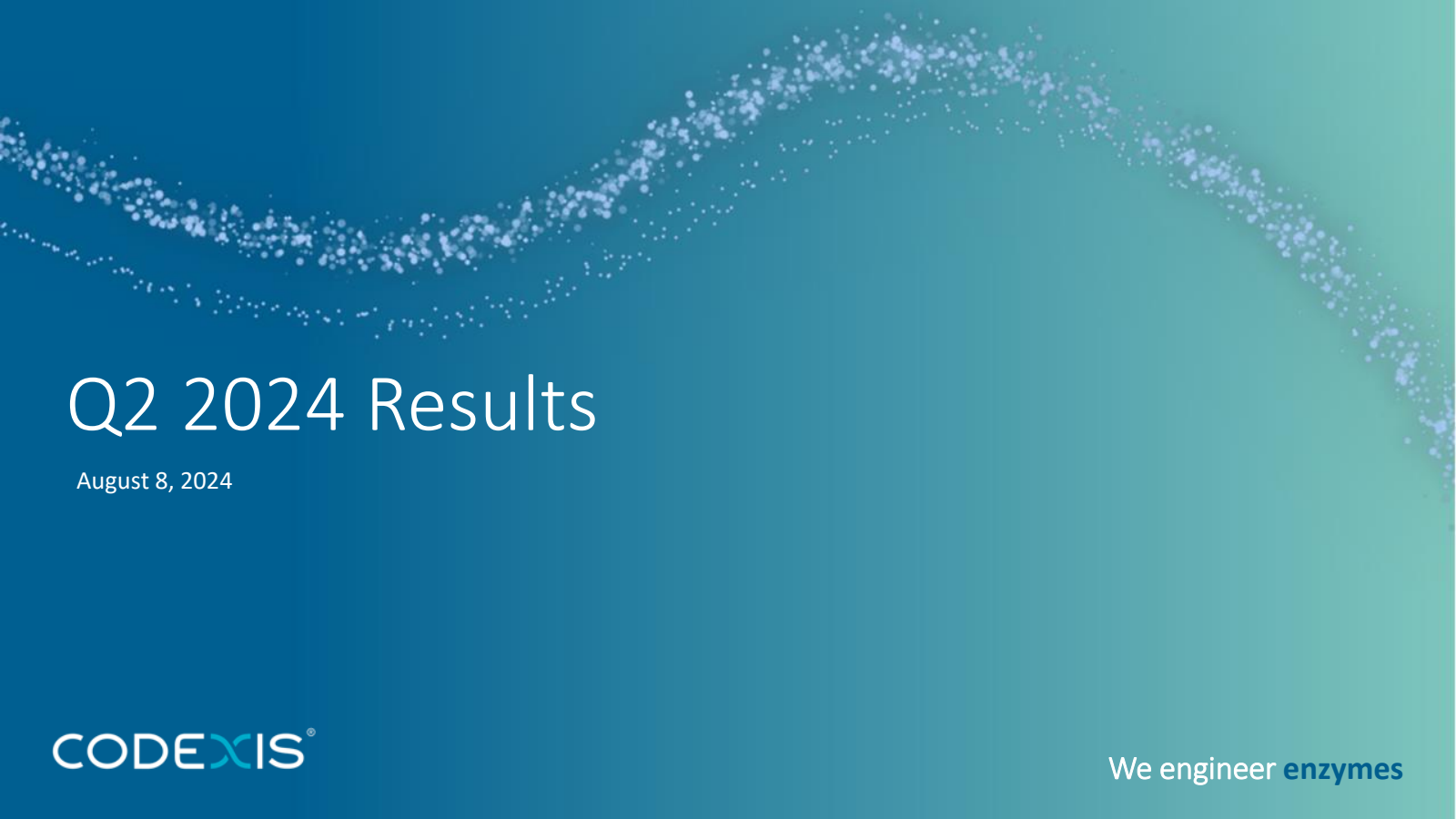 Codexis' Q2 2024 Slide Deck