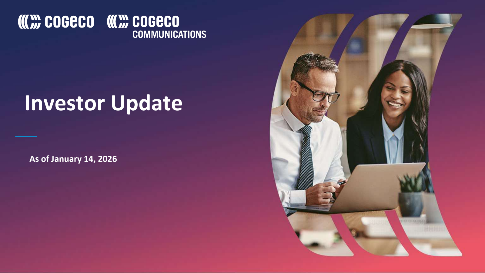 Cogeco's Q1 2026 Slide Deck