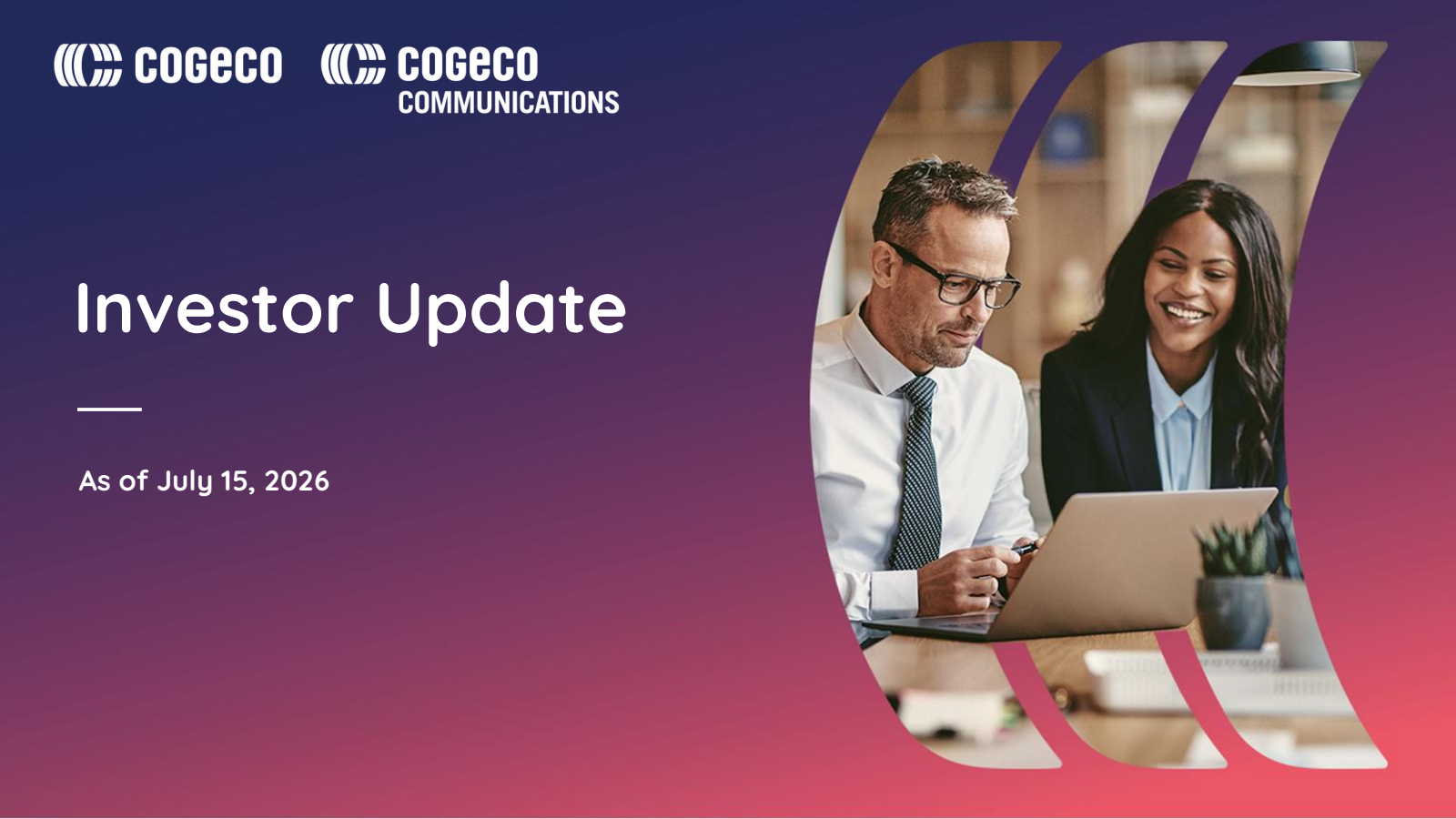 Cogeco's Q3 2026 Slide Deck