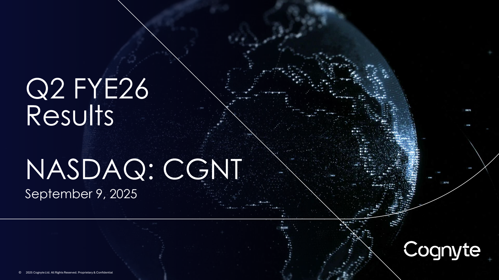 CGNT Q2 2026 Earnings Report on 9/9/2025