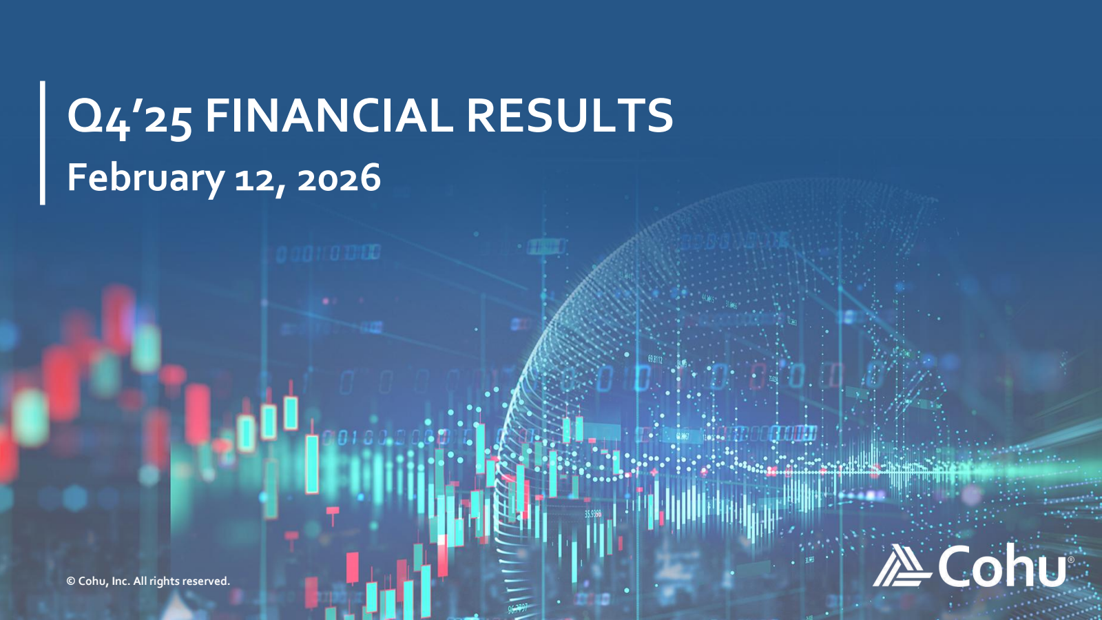 Cohu's Q4 2025 Slide Deck