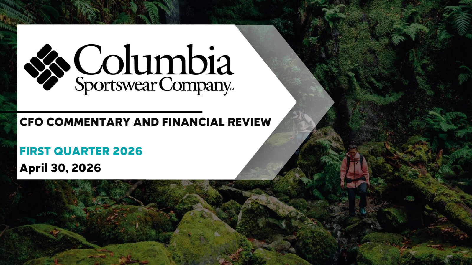 Columbia Sportswear's Q1 2026 Slide Deck