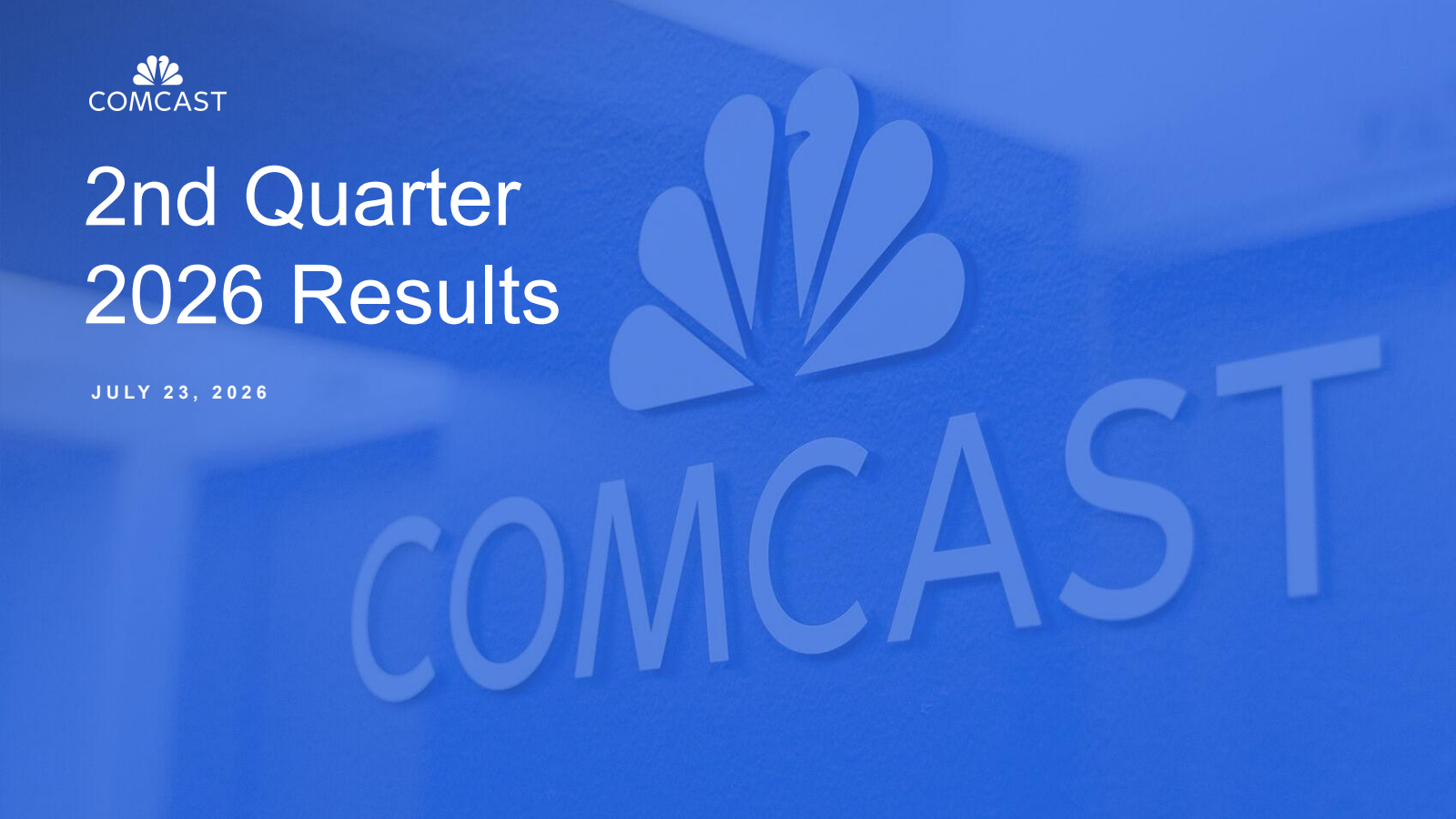 Comcast's Q2 2026 Slide Deck