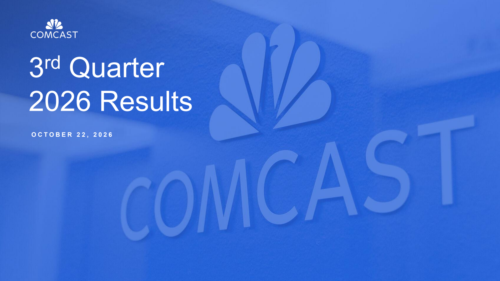 Comcast (CMCSA) Q3 2026 Earnings Results & Call Transcript