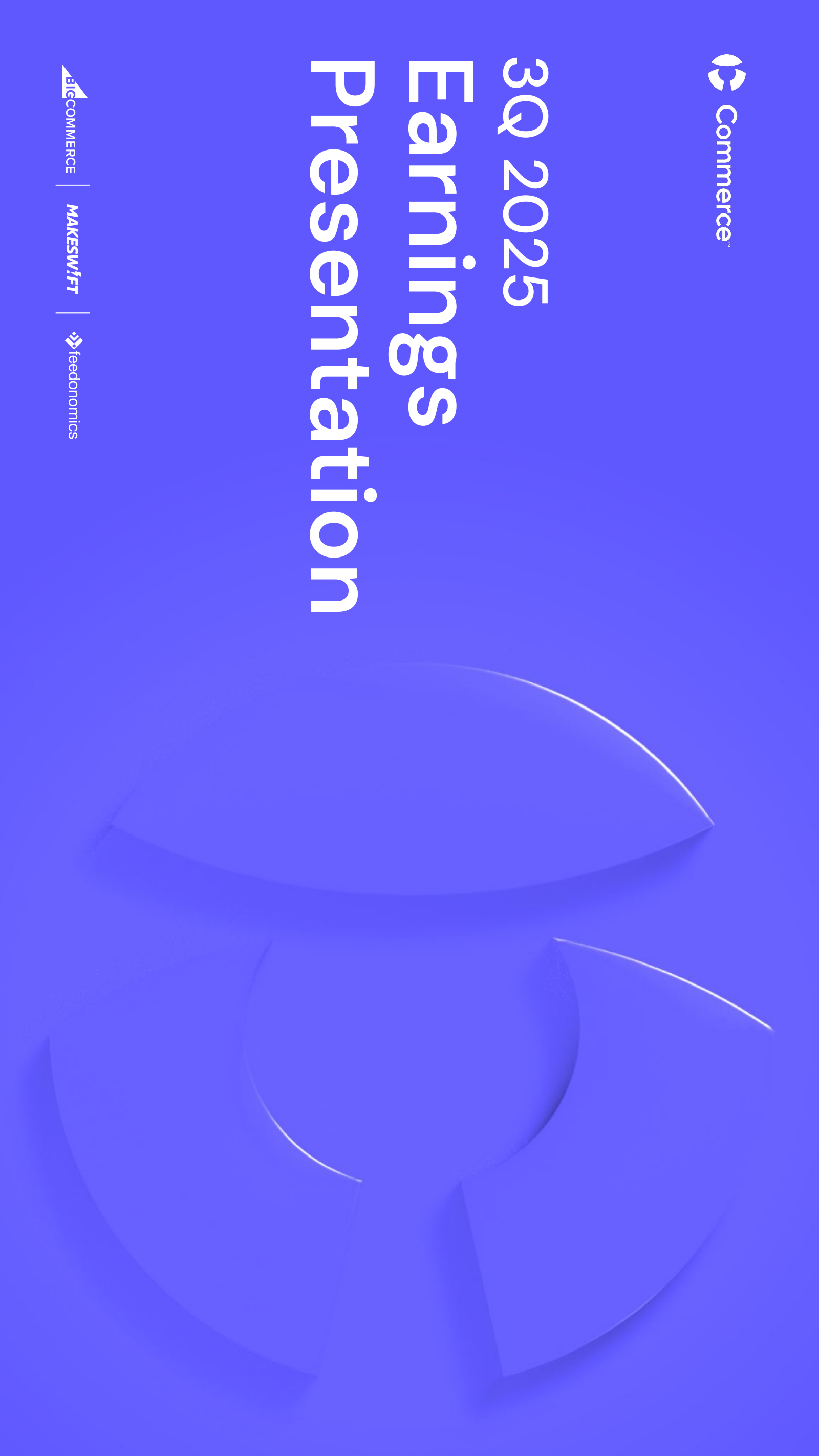 Bigcommerce's Q3 2025 Slide Deck