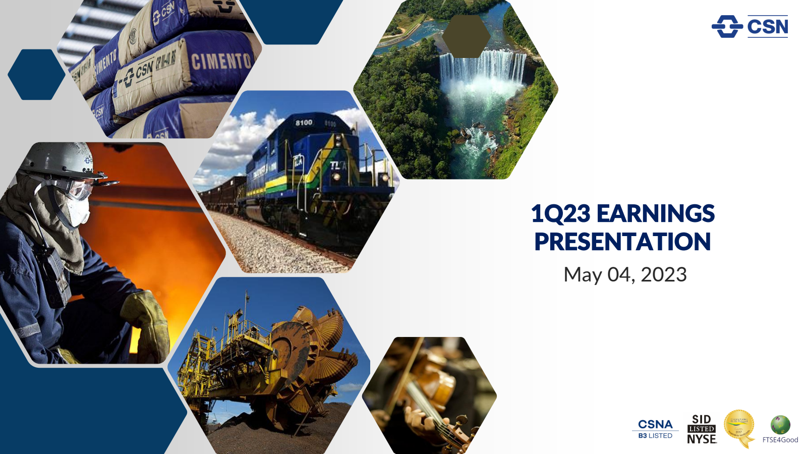National Steel's Q1 2023 Slide Deck
