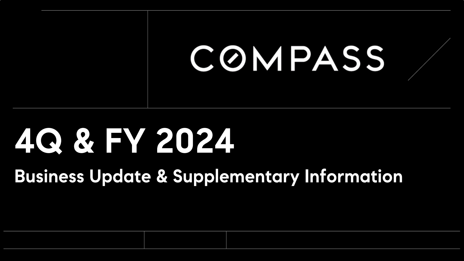 Compass' Q4 2024 Slide Deck