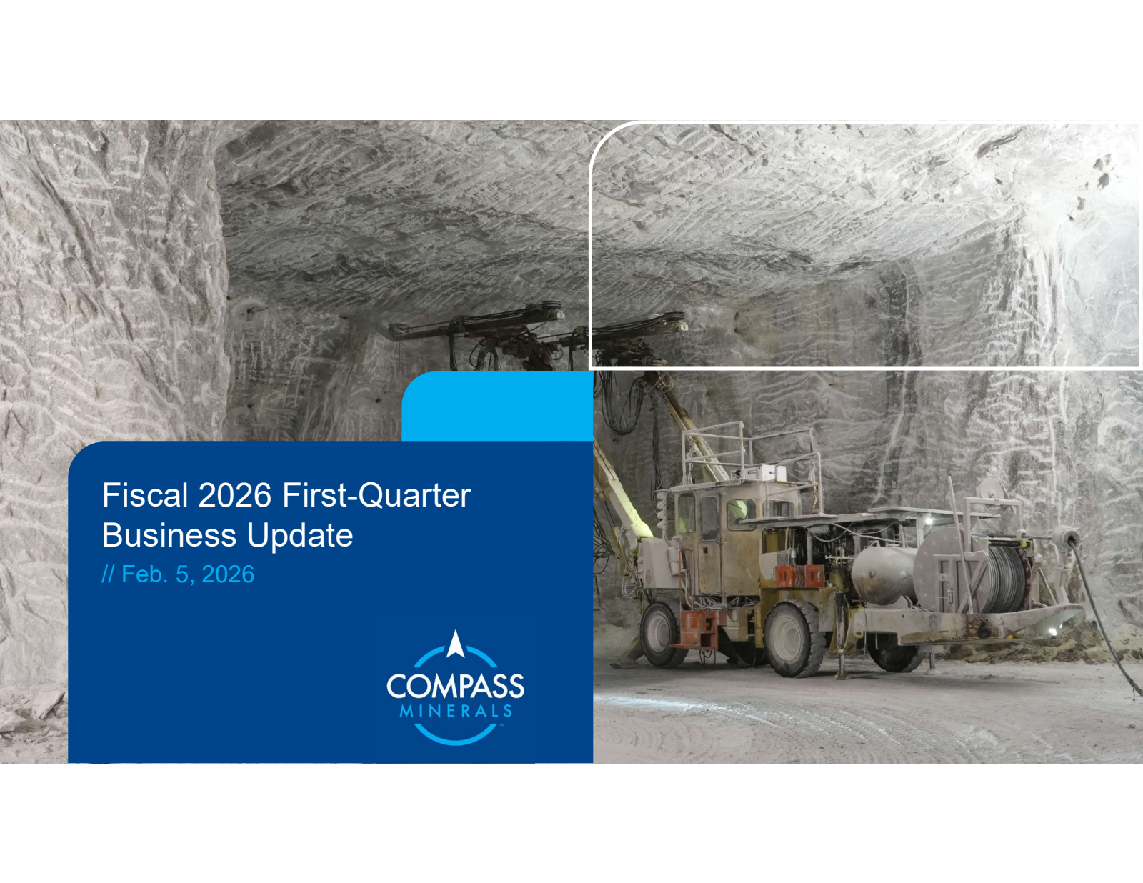 Compass Minerals International's Q1 2026 Slide Deck