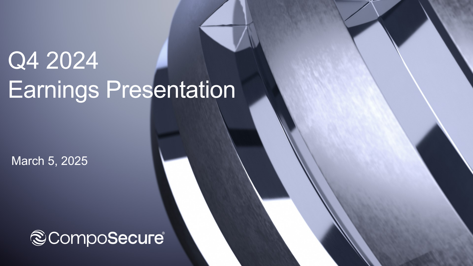 CompoSecure's Q4 2024 Slide Deck