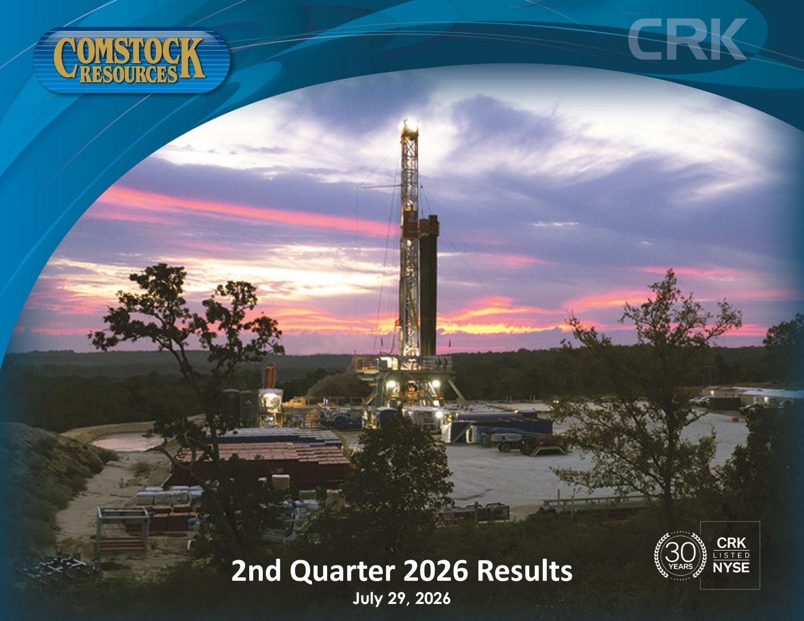 Comstock Resources' Q2 2026 Slide Deck