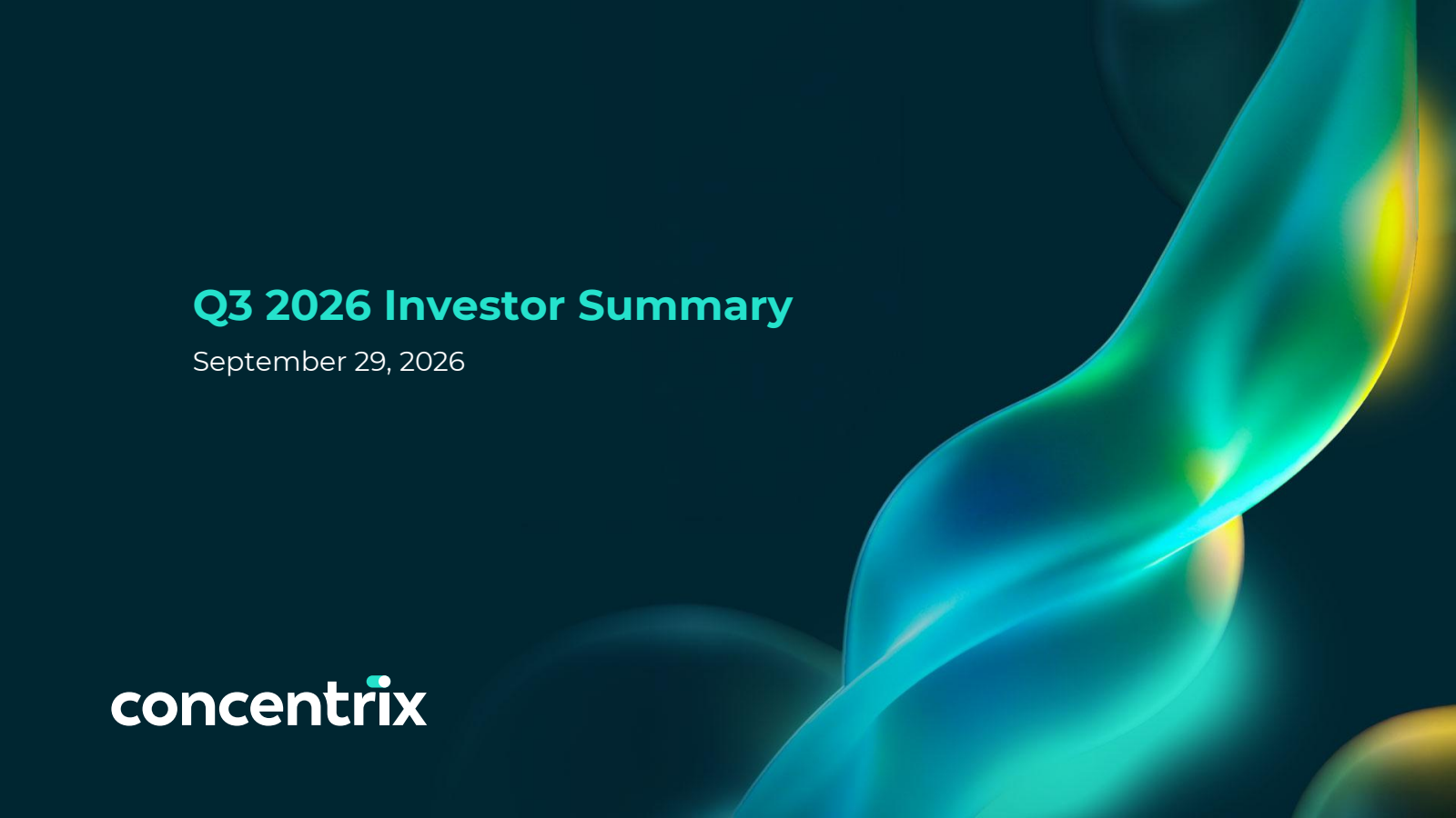 Concentrix's Q3 2026 Slide Deck