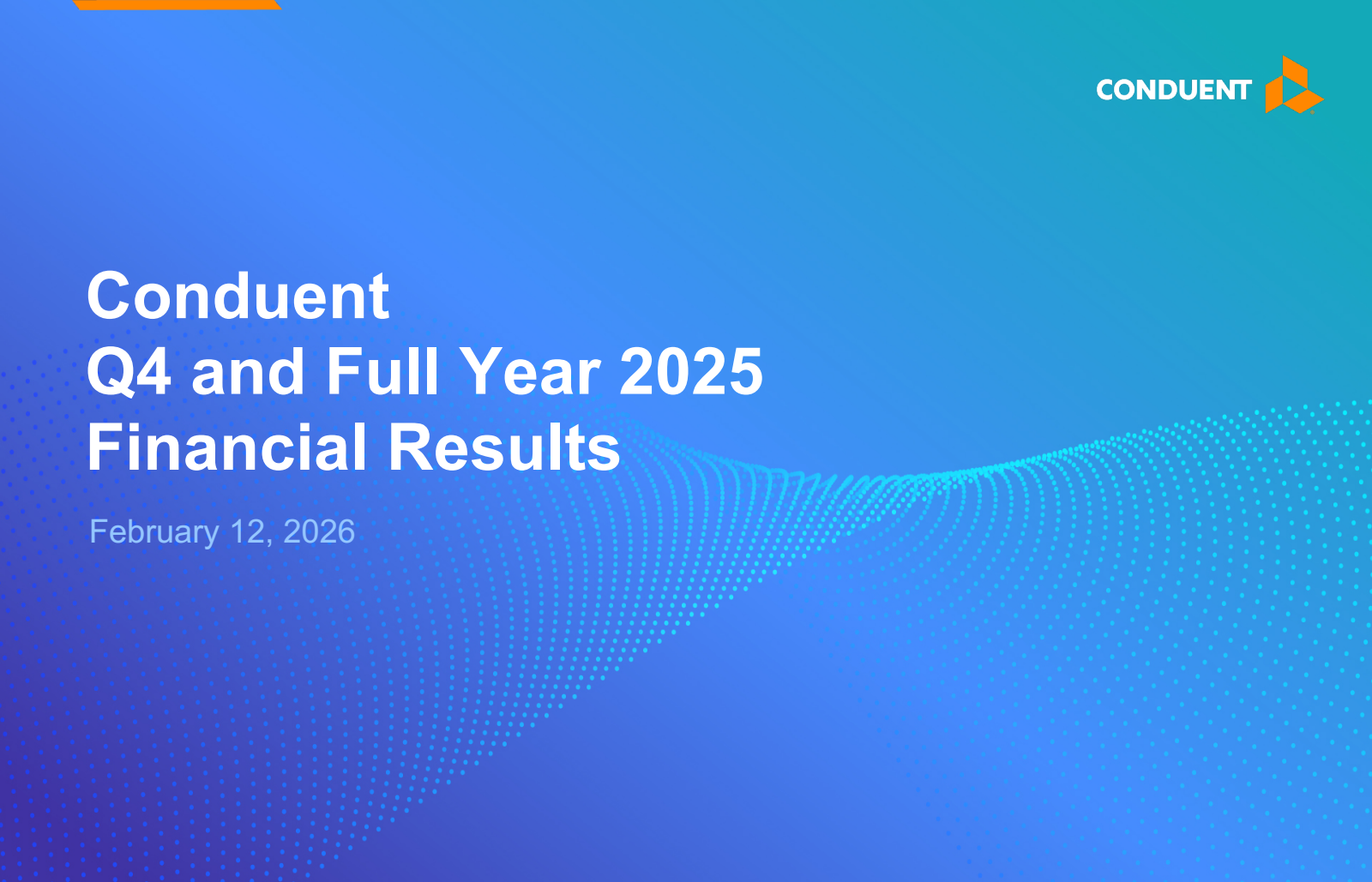 Conduent's Q4 2025 Slide Deck