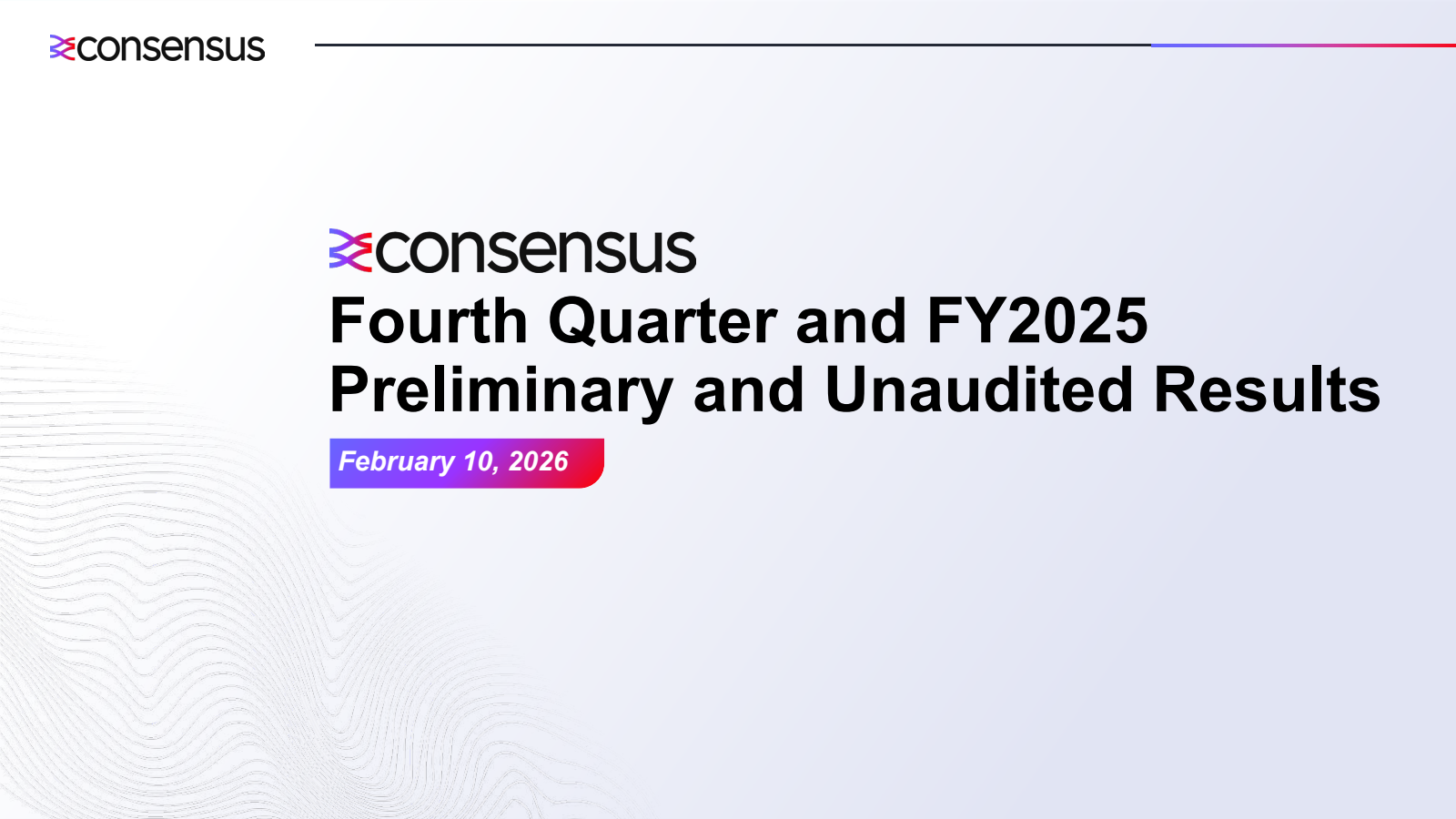 Consensus Cloud Solutions' Q4 2025 Slide Deck