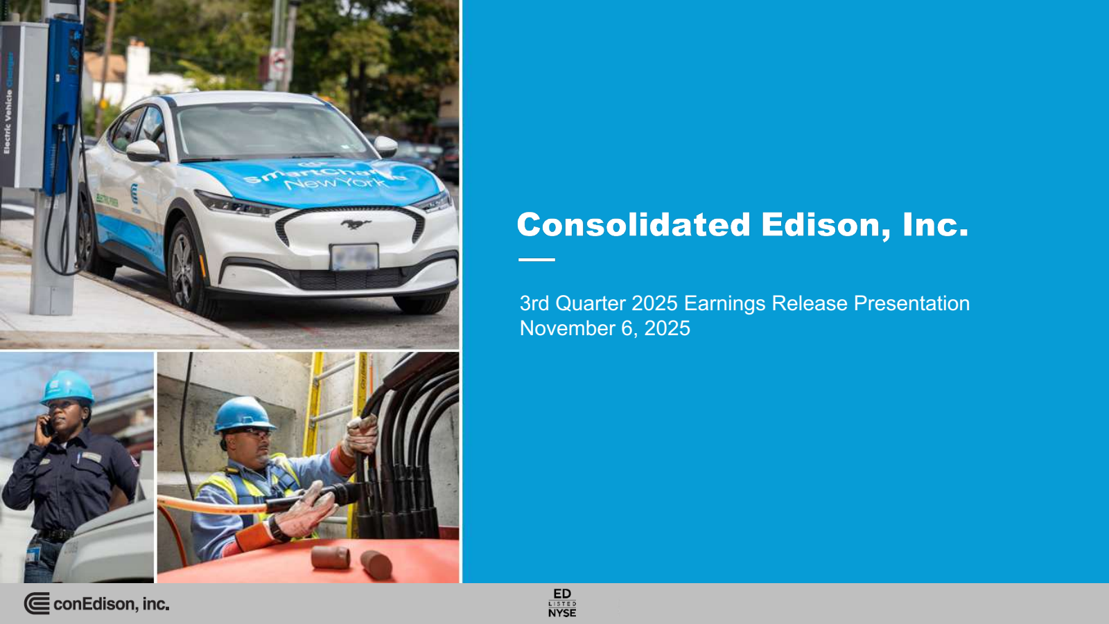 Consolidated Edison's Q3 2025 Slide Deck