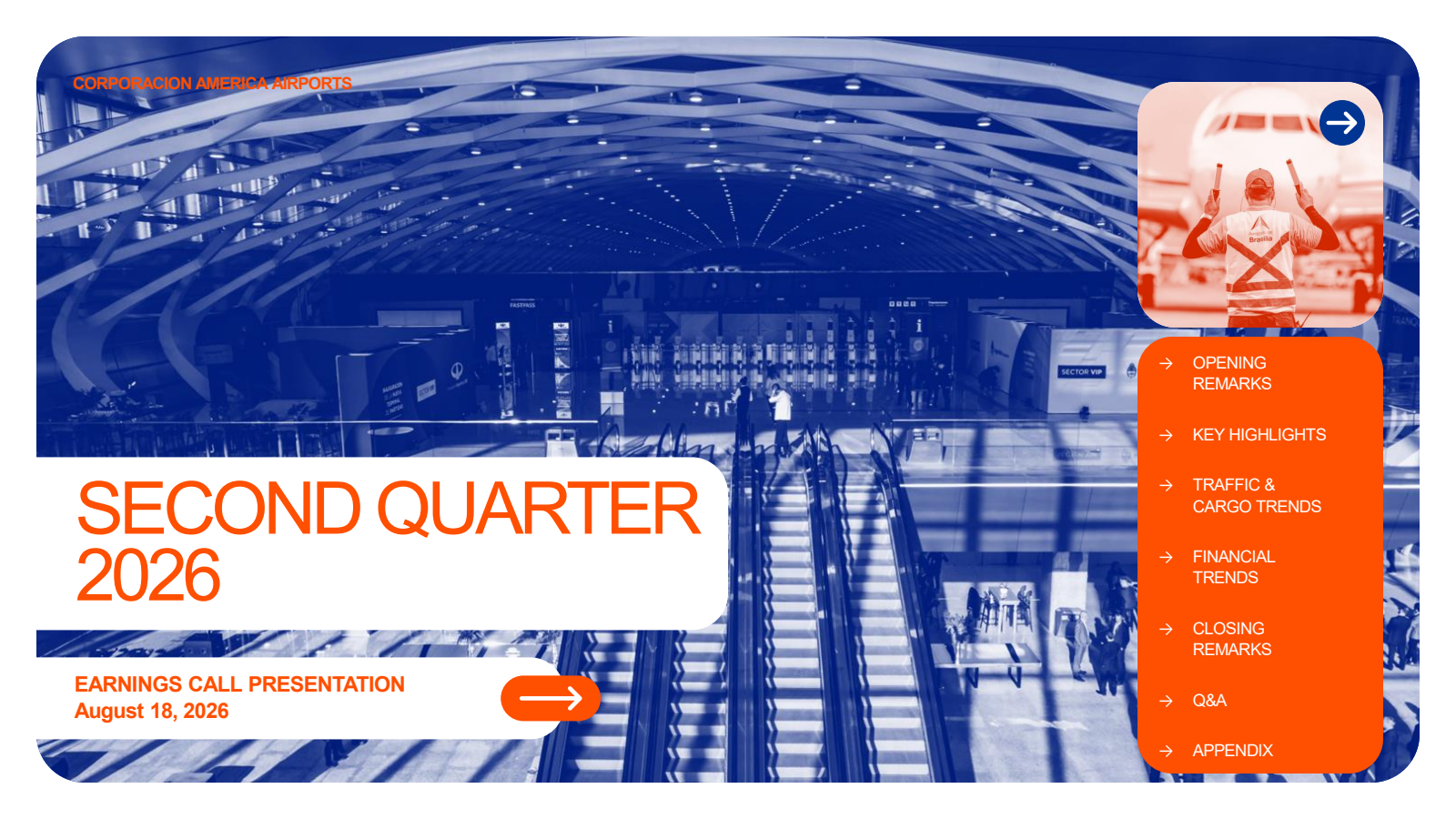 Corporacion America Airports' Q2 2026 Slide Deck