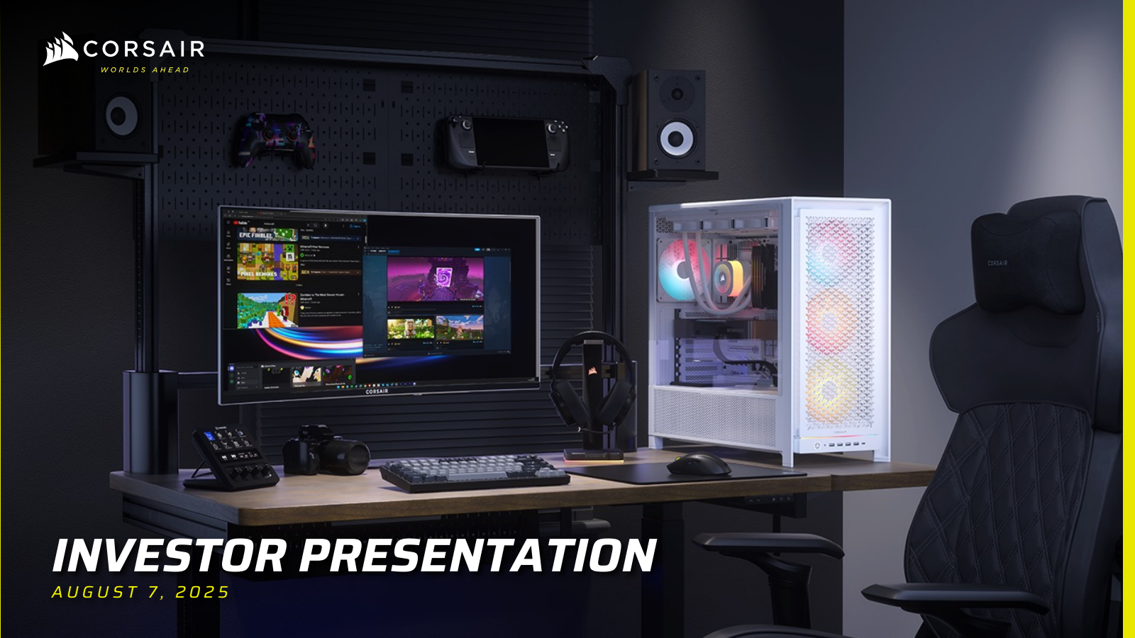 Corsair Gaming's Q2 2025 Slide Deck