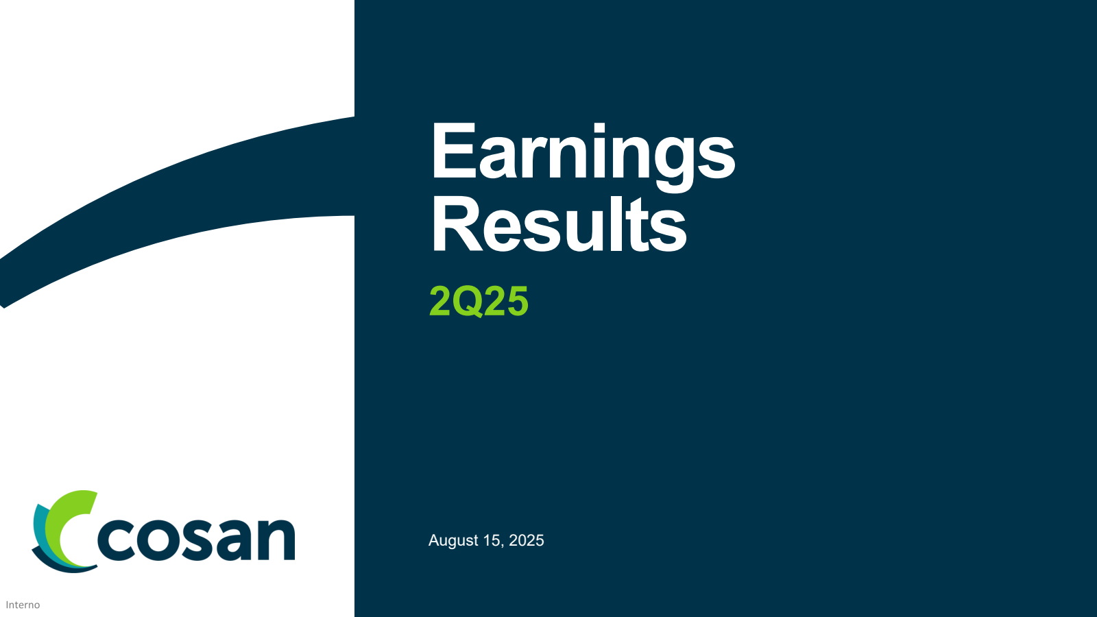 Cosan's Q2 2025 Slide Deck