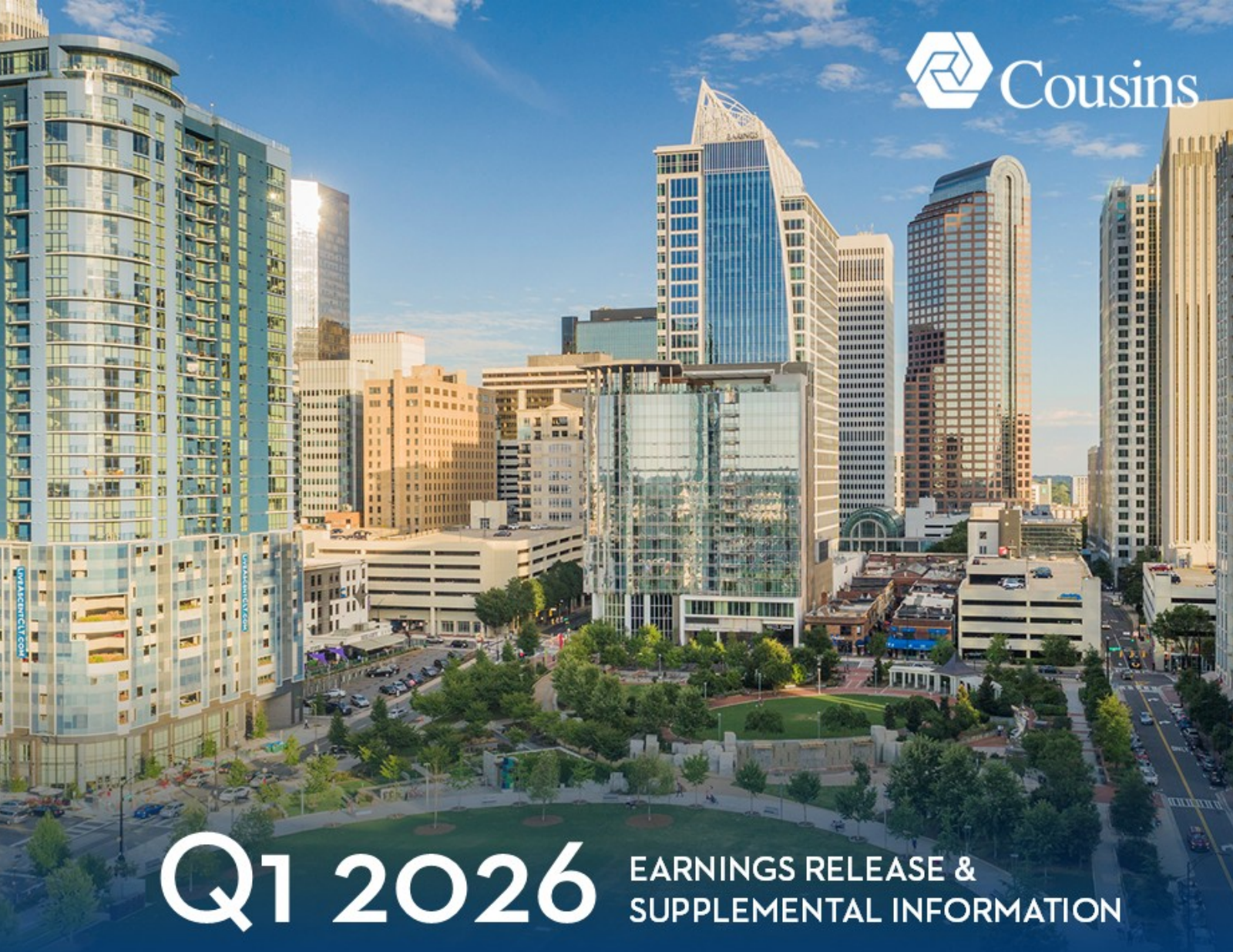 Cousins Properties' Q1 2026 Slide Deck