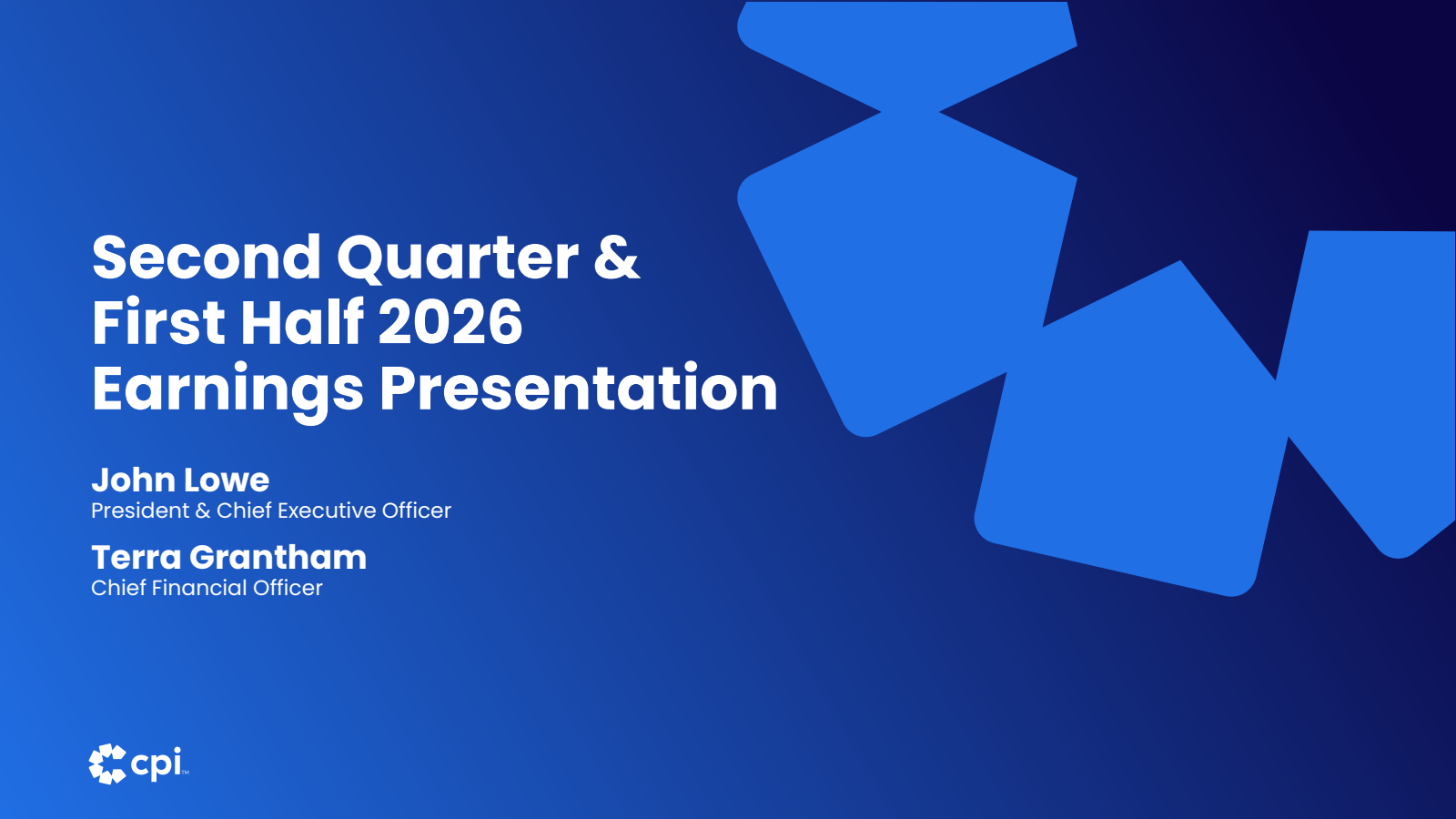 CPI Card Group's Q2 2026 Slide Deck