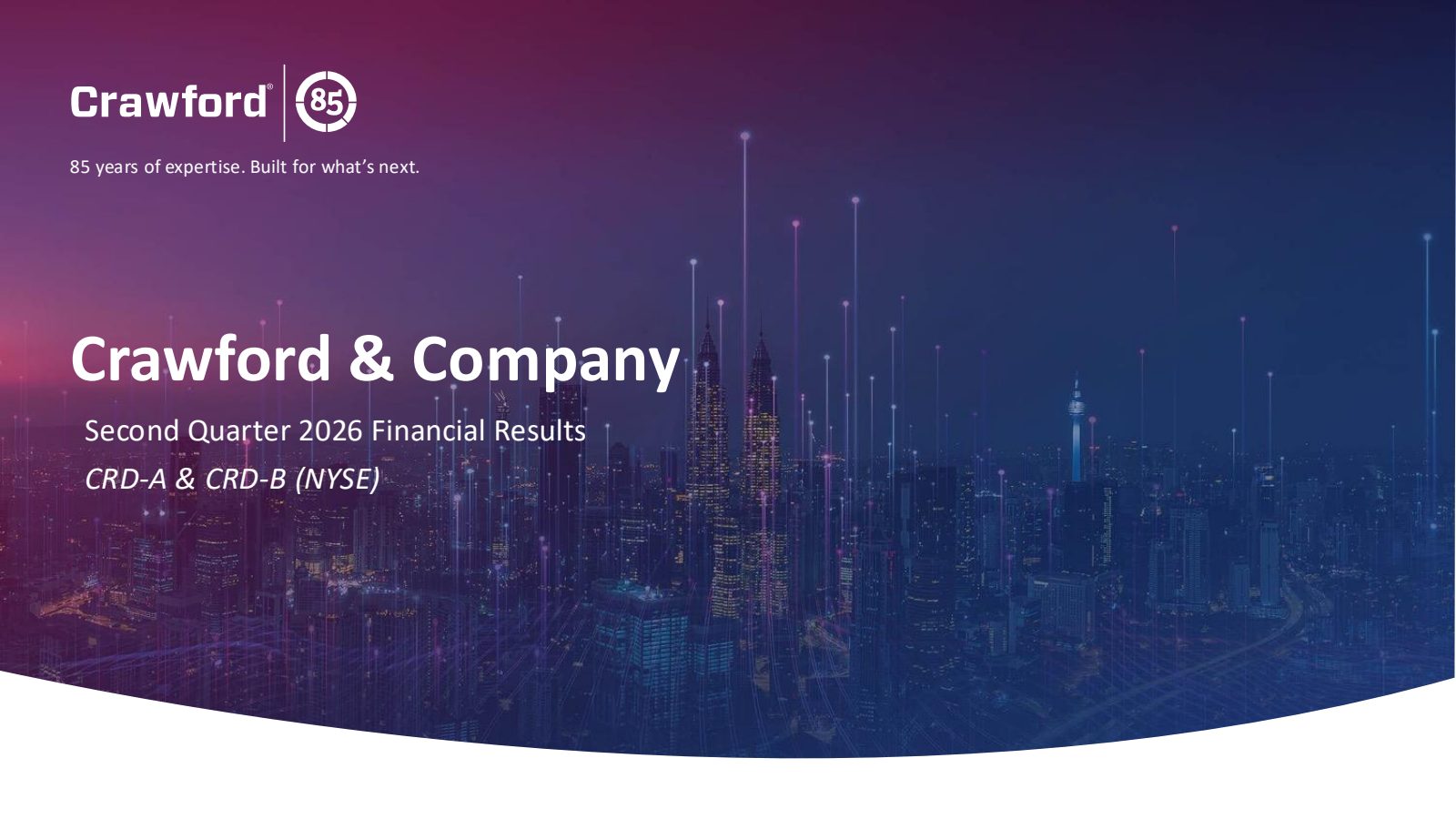 Crawford & Company's Q2 2026 Slide Deck