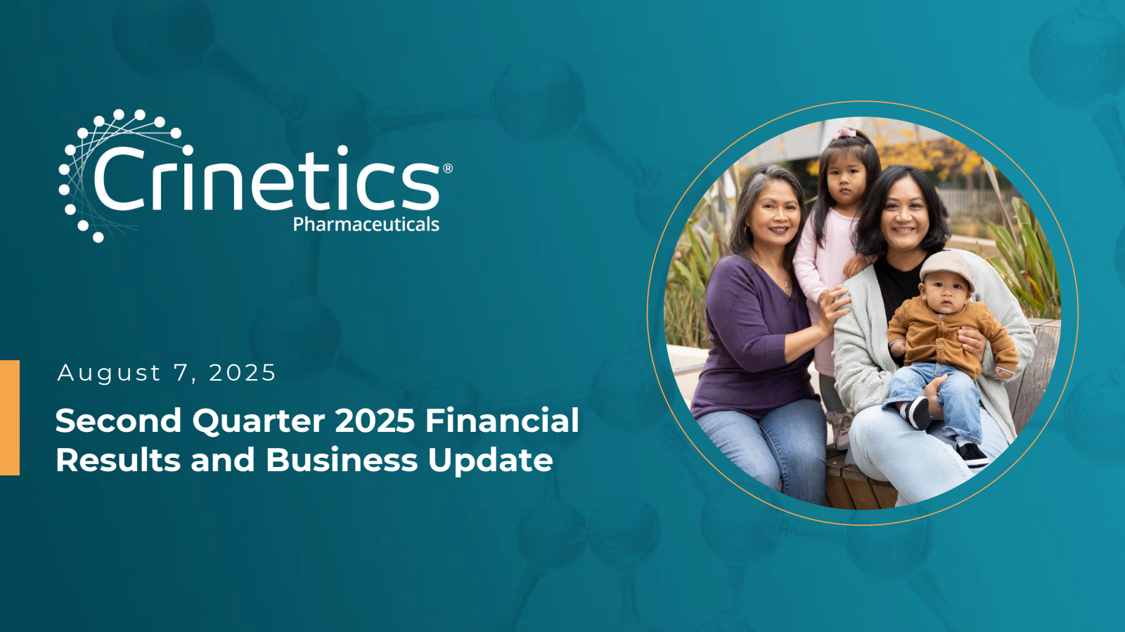 Crinetics Pharmaceuticals' Q2 2025 Slide Deck