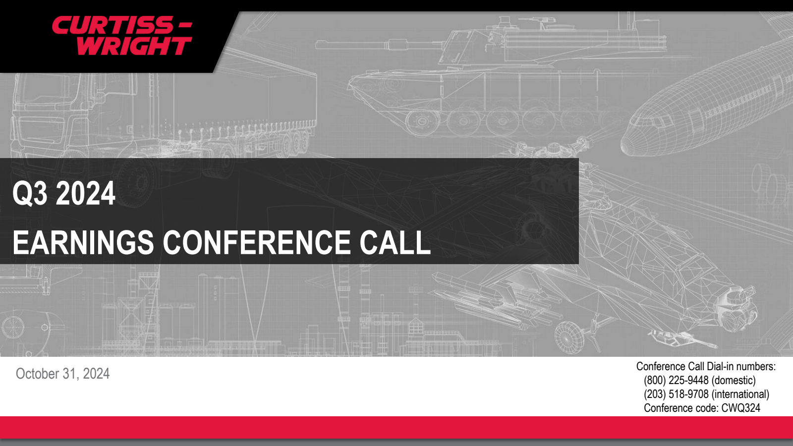 Curtiss-Wright's Q3 2024 Slide Deck