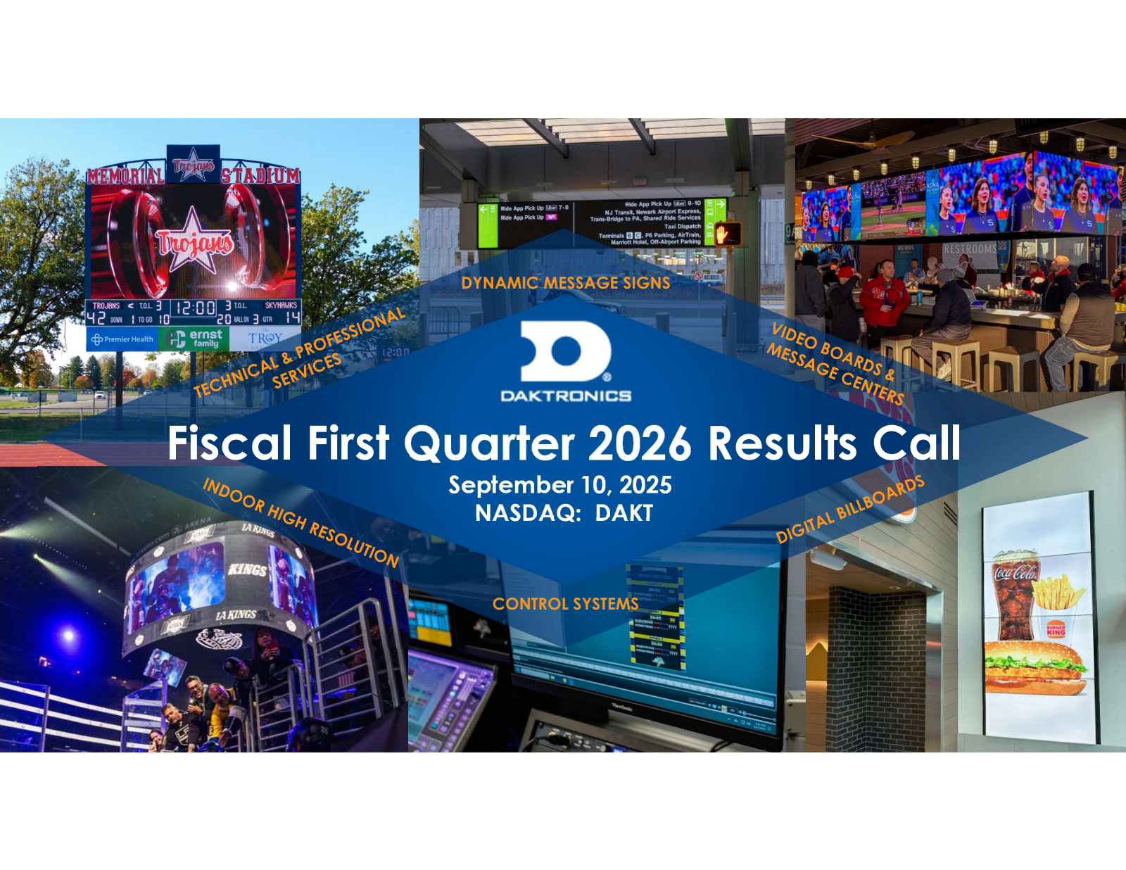 Daktronics' Q1 2026 Slide Deck